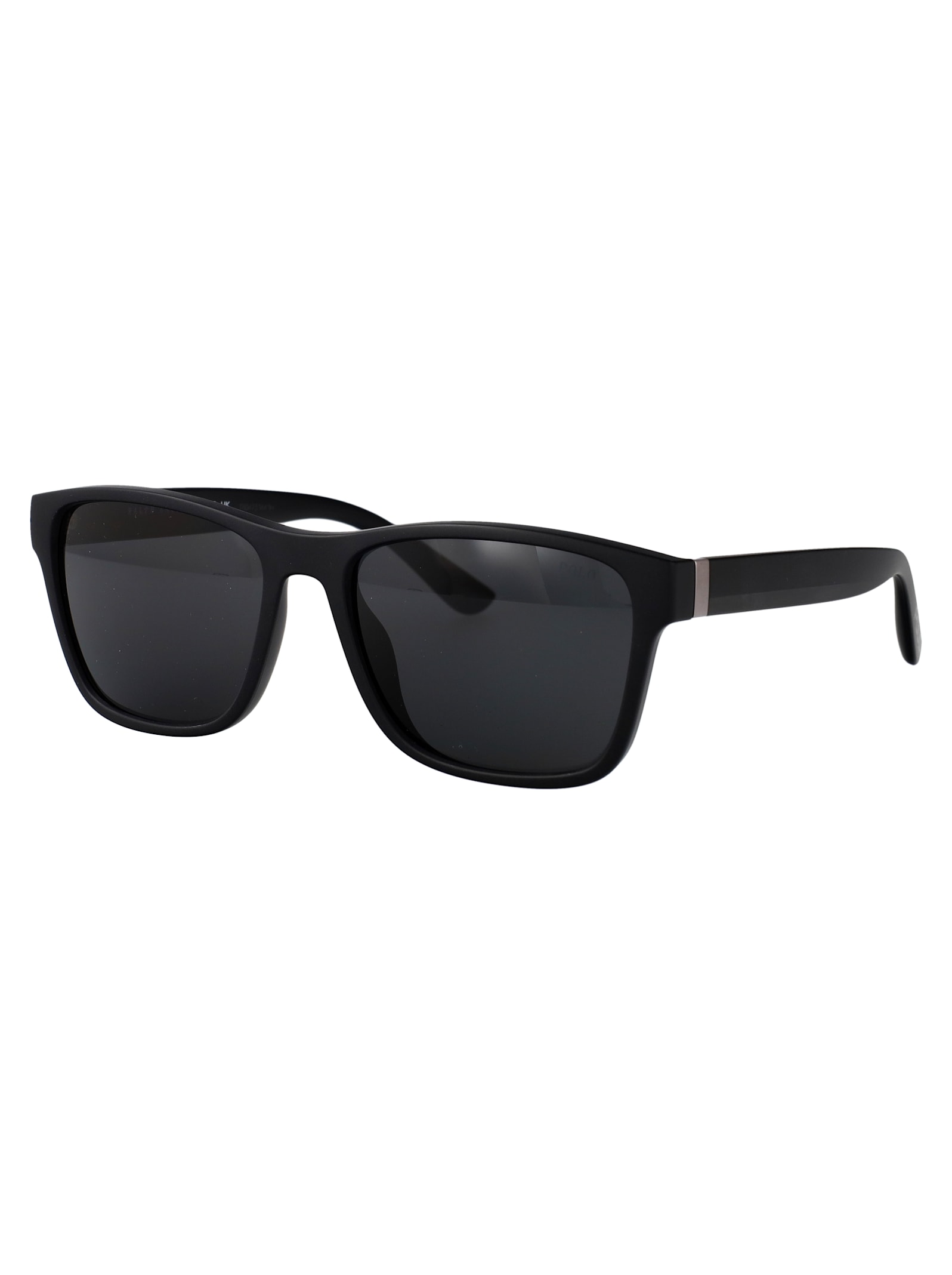 Polo Ralph Lauren Square-frame Sunglasses In Black