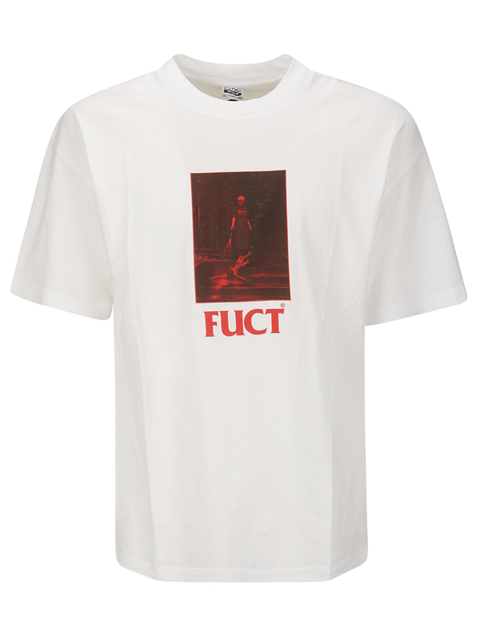 Shop Fuct Washed Jesus Tee In White