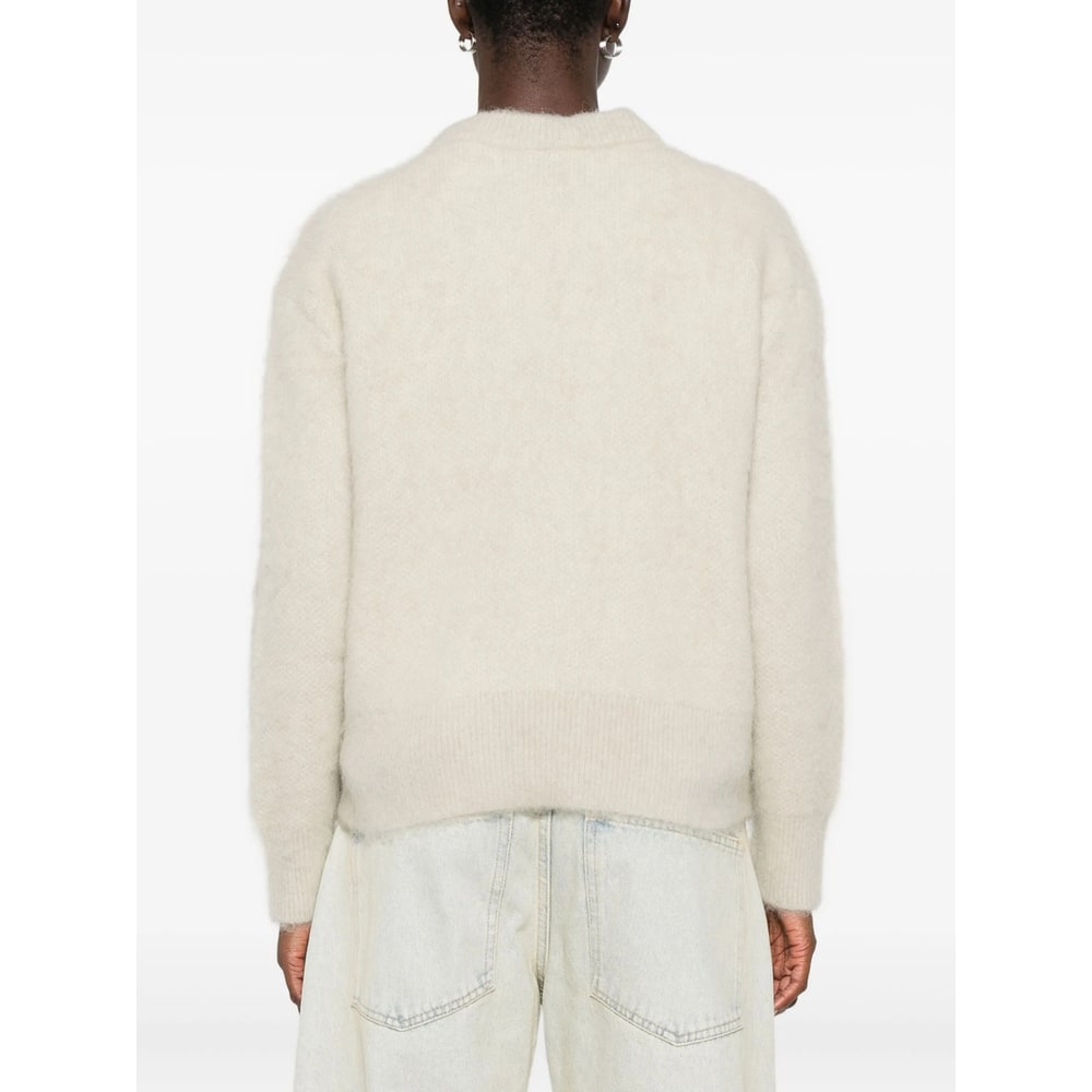 Calvin Klein Sweater In Blended Alpaca In Neutral