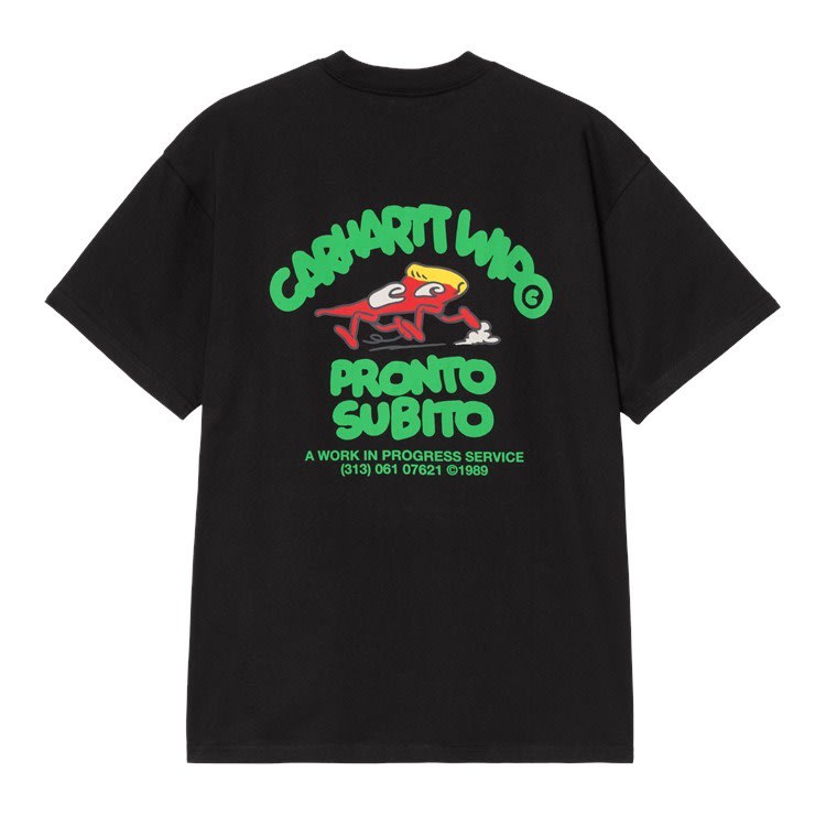 Carhartt S/s Pronto T-shirt In Black