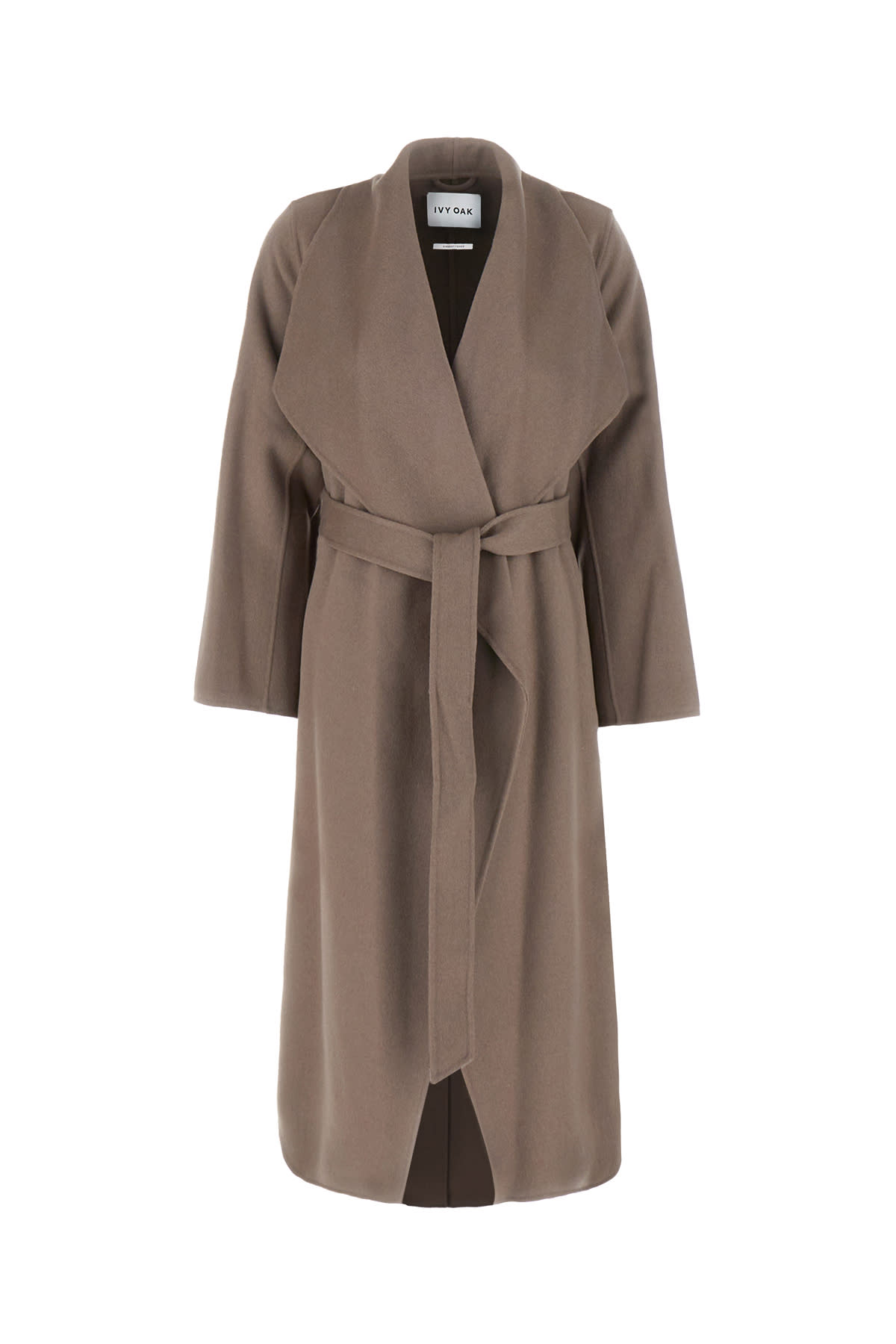 Shop Ivy & Oak Dove Grey Wool Carrie Rose Coat In Br215