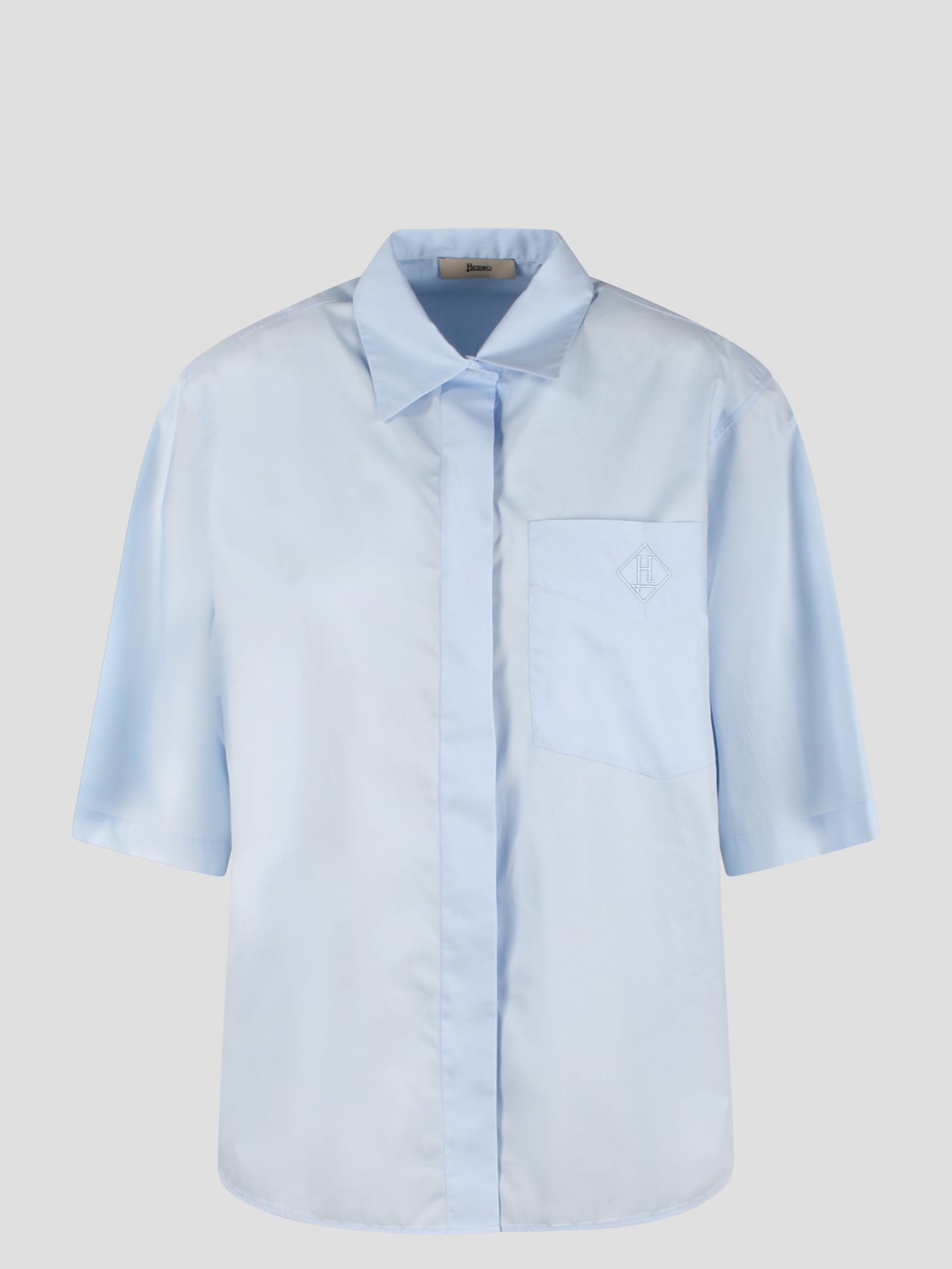 HERNO COTTON SHORT-SLEEVED SHIRT