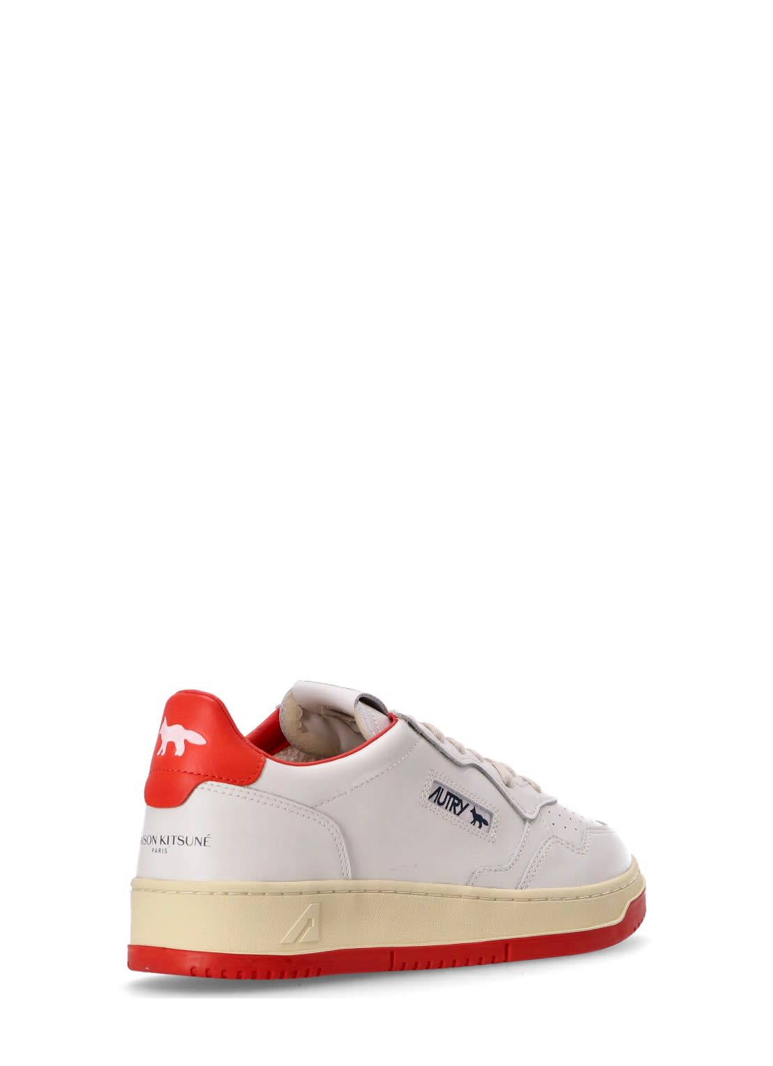 Autry Leather Low-top Sneakers In White