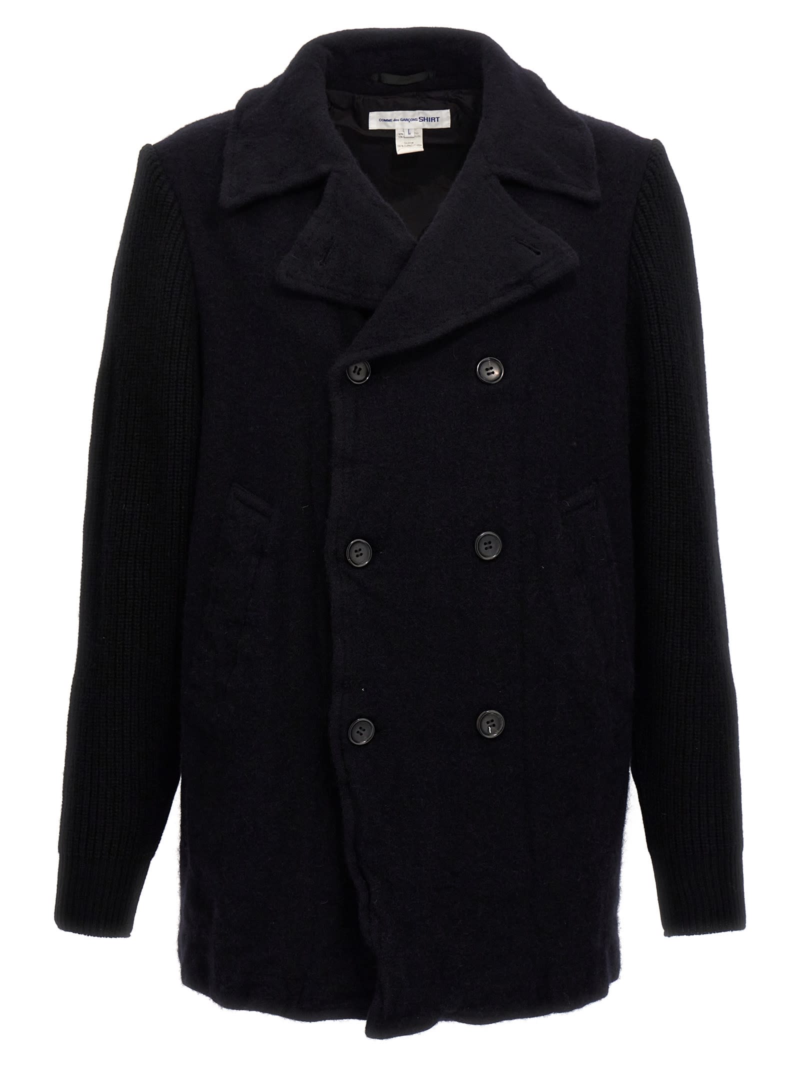 Double-breasted Wool Coat