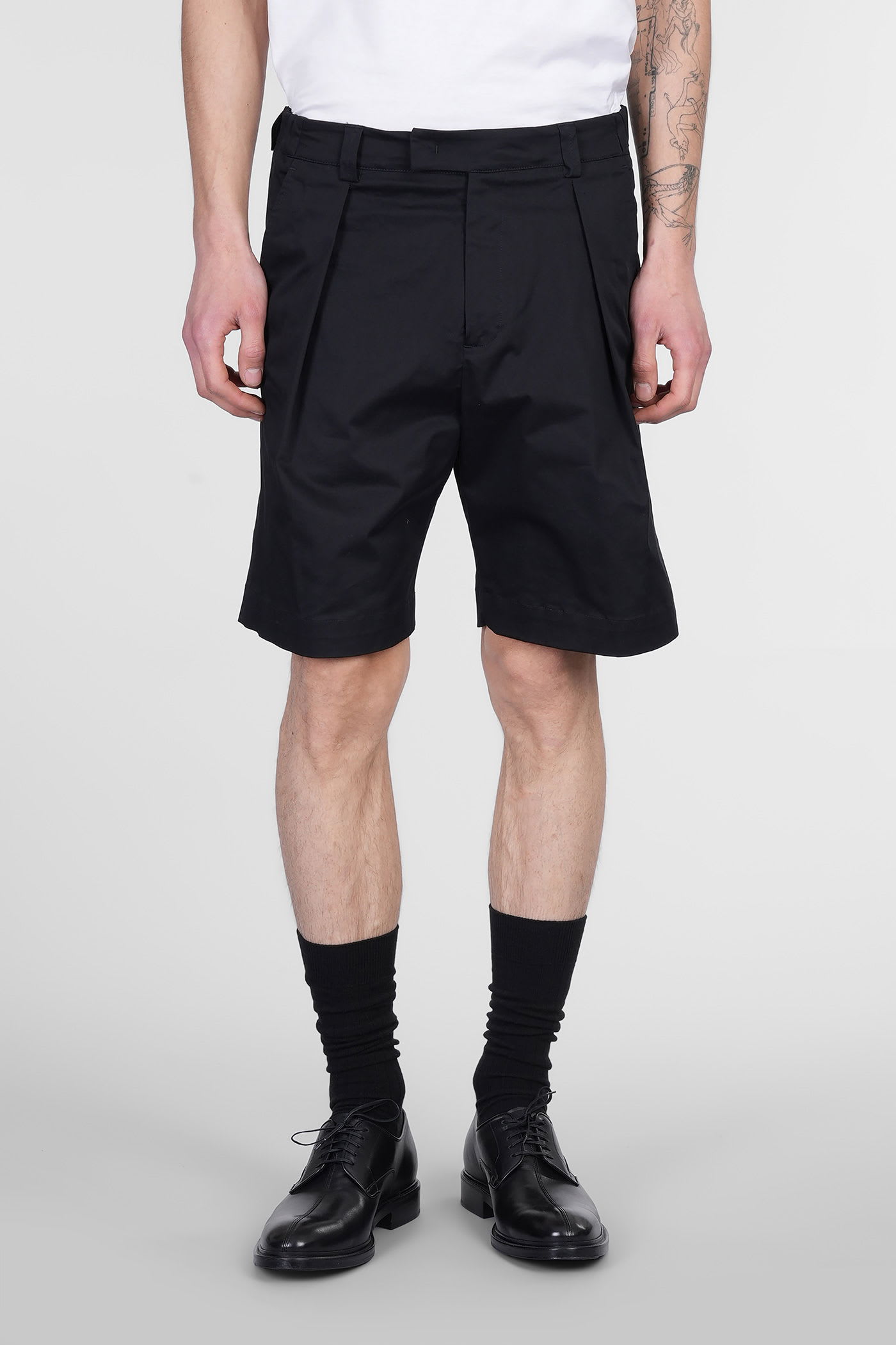 Kim Shorts In Black Cotton