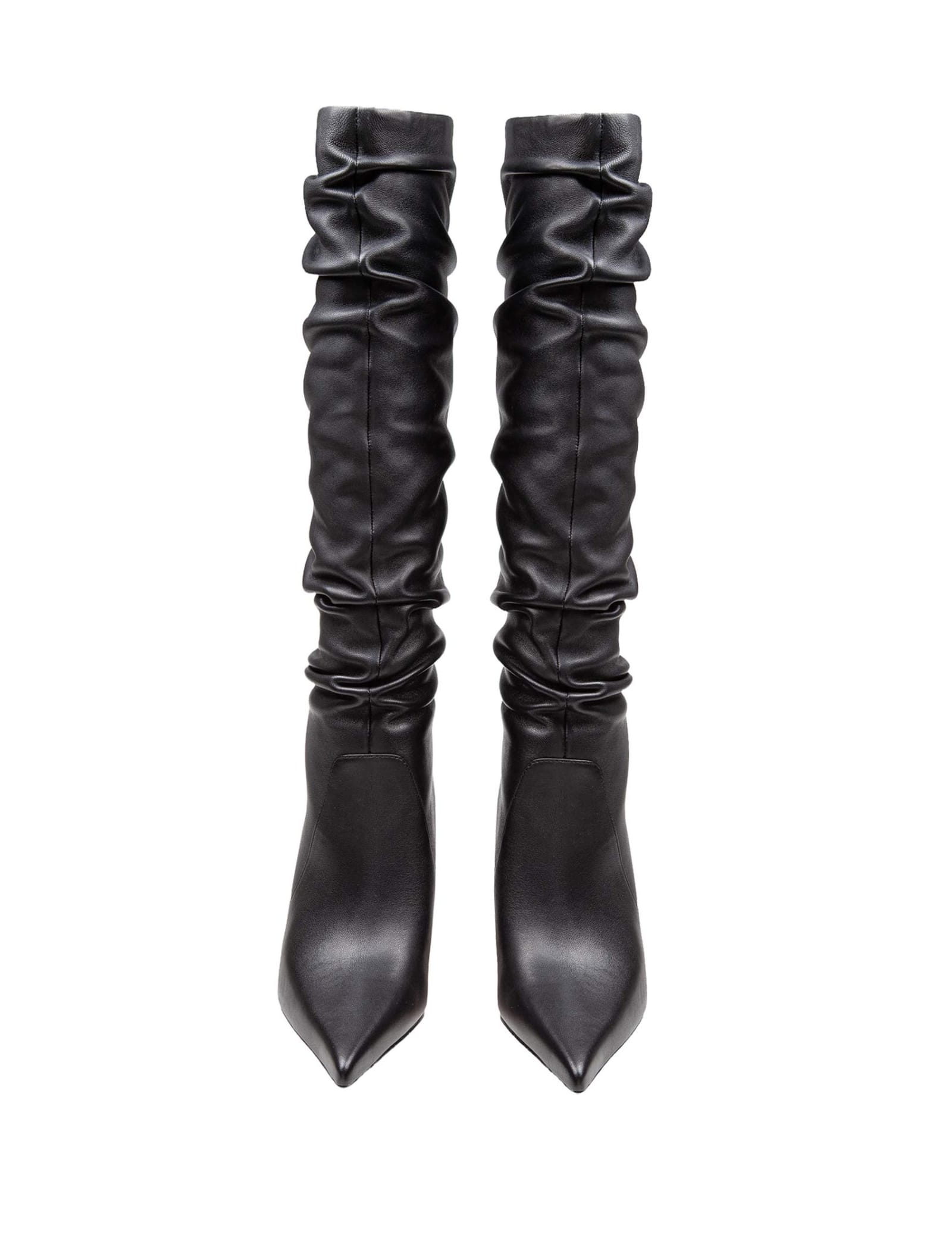 Shop Michael Kors Luna Boot In Black Leather