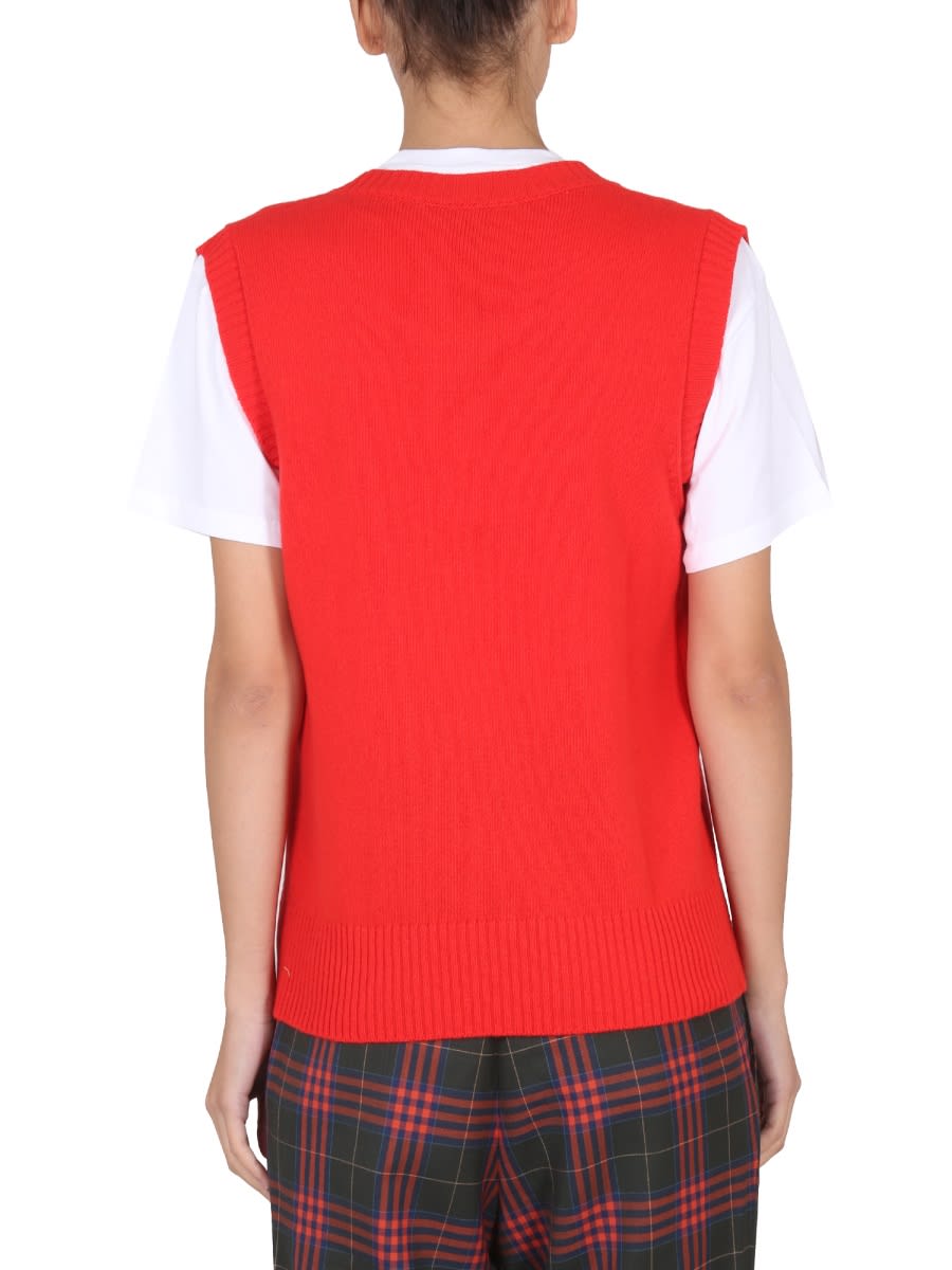 Shop Cormio Nicole Vest In Red