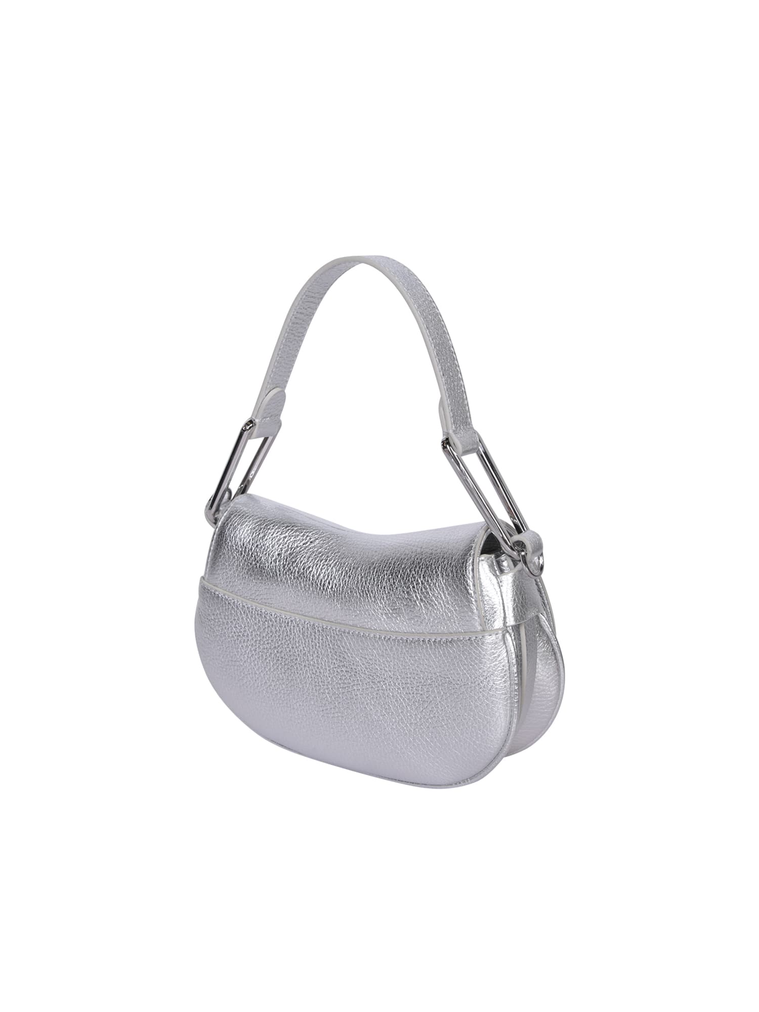 Shop Coccinelle Magie Mini Silver Bag In Metallic