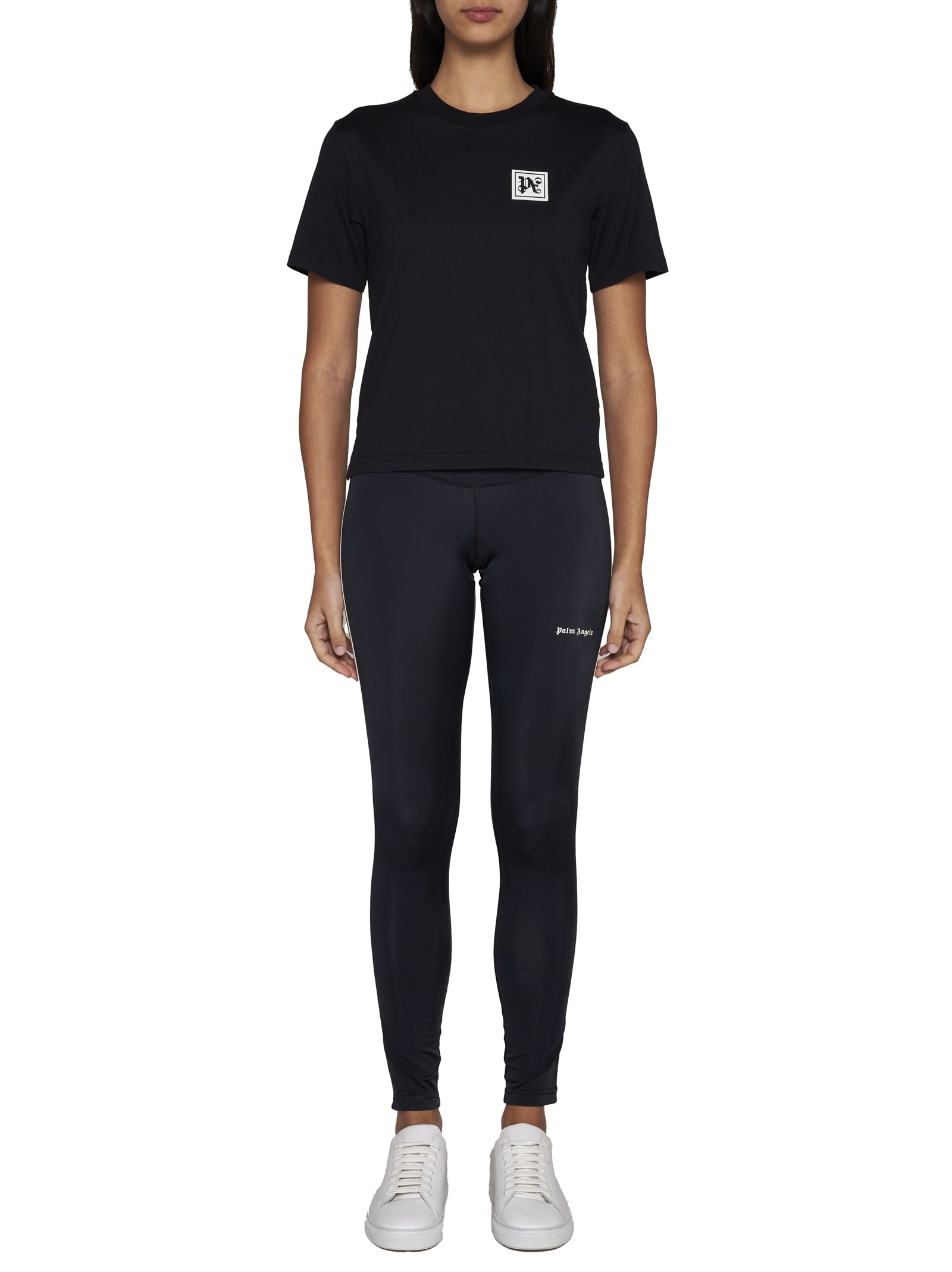 Shop Palm Angels T-shirt In Black