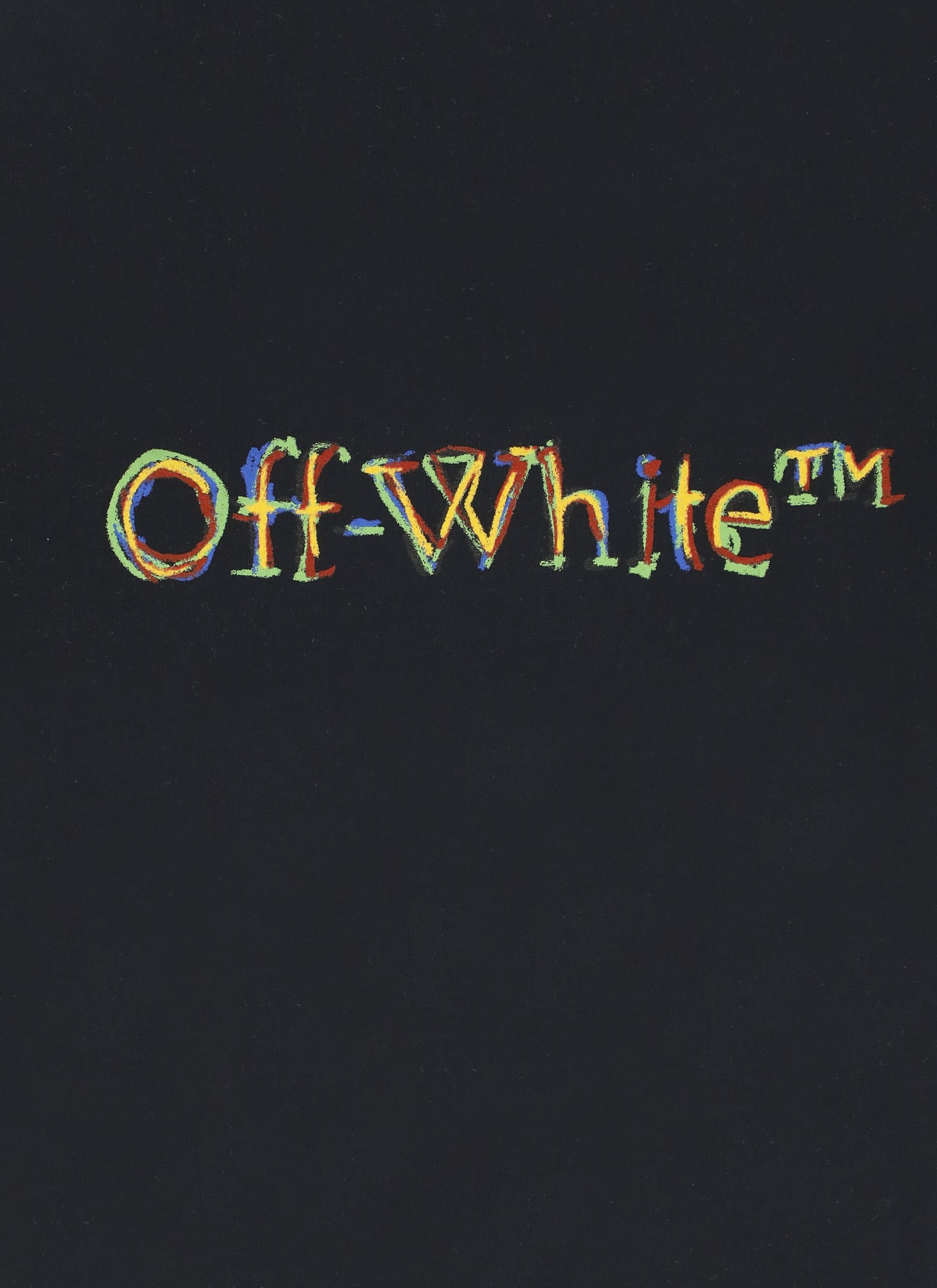 Shop Off-white Logo Sketch T-shirt In Black