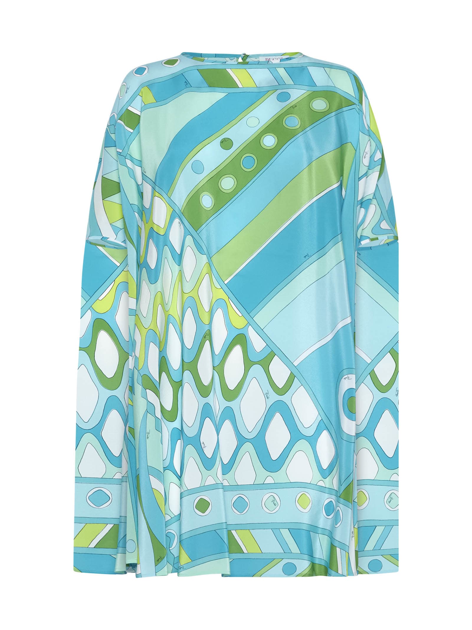 Pucci Dress In Turchese Lime