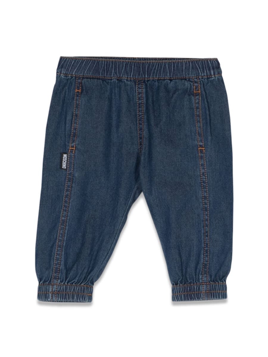 Moschino Babies' Trousers In Blue