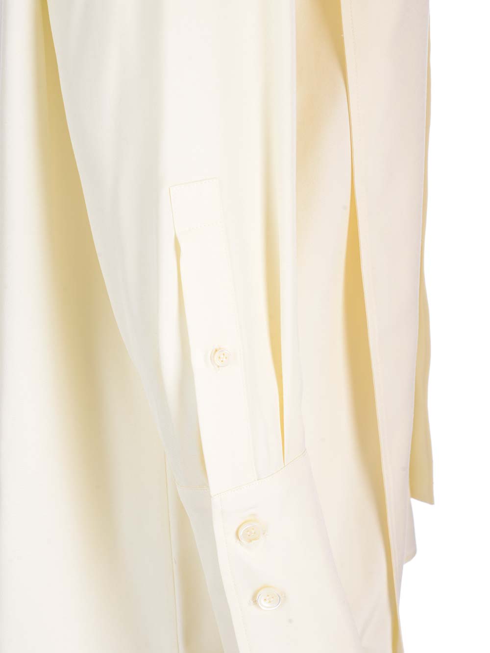 Shop Givenchy Scarf Collar Shirt In Beige