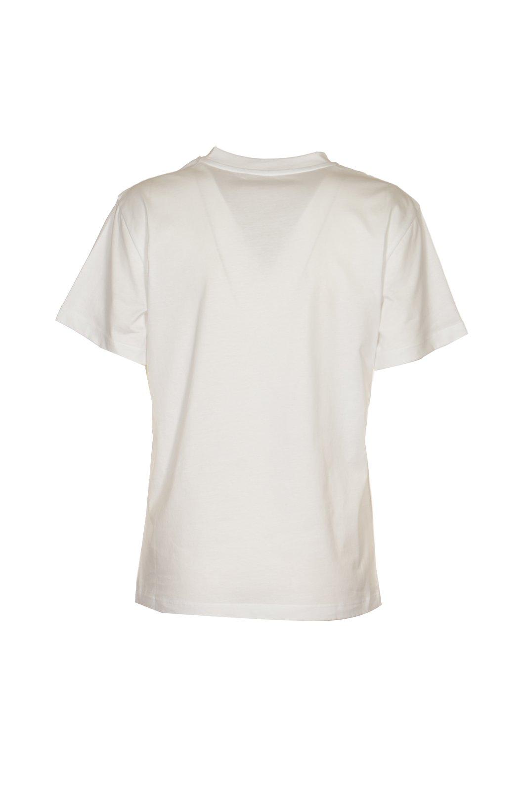 Shop Alberta Ferretti Logo-printed Crewneck T-shirt