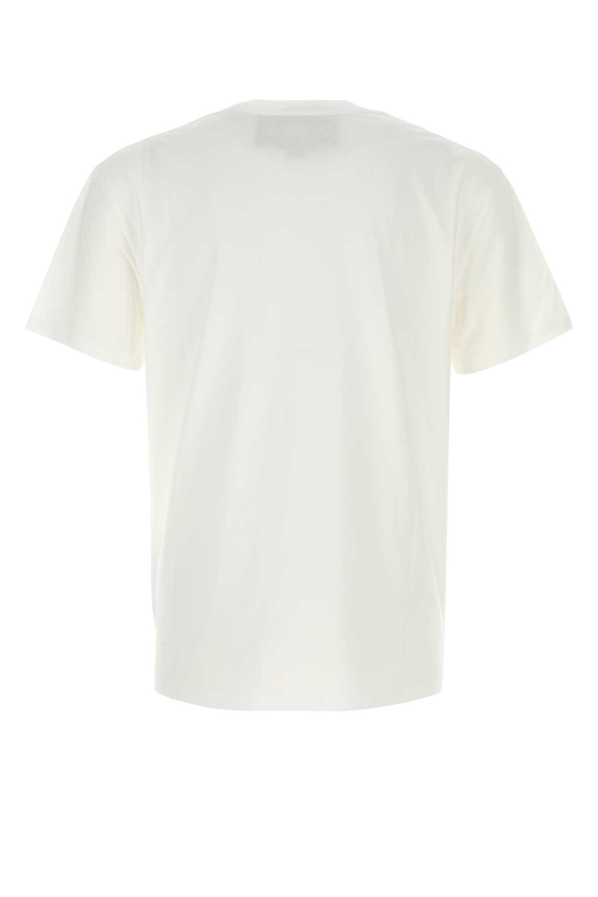 Valentino Vlogo Patch T-shirt With In White