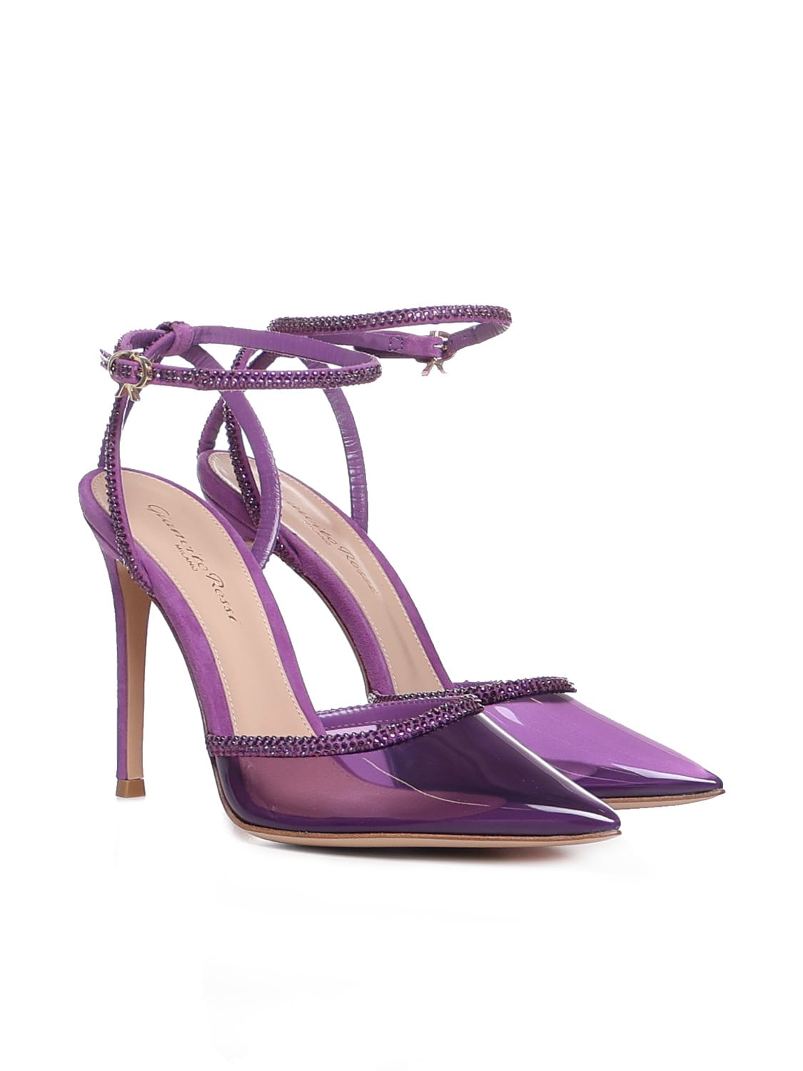 Shop Gianvito Rossi Décolleté With Strap In Freesia+freesi