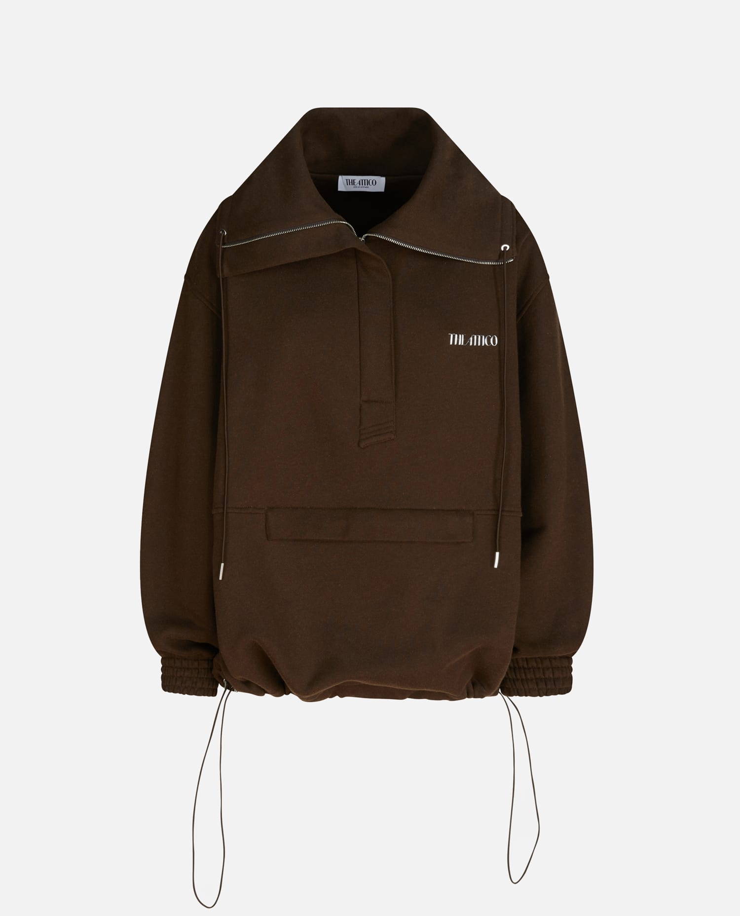 Attico Sweatshirt In Brown
