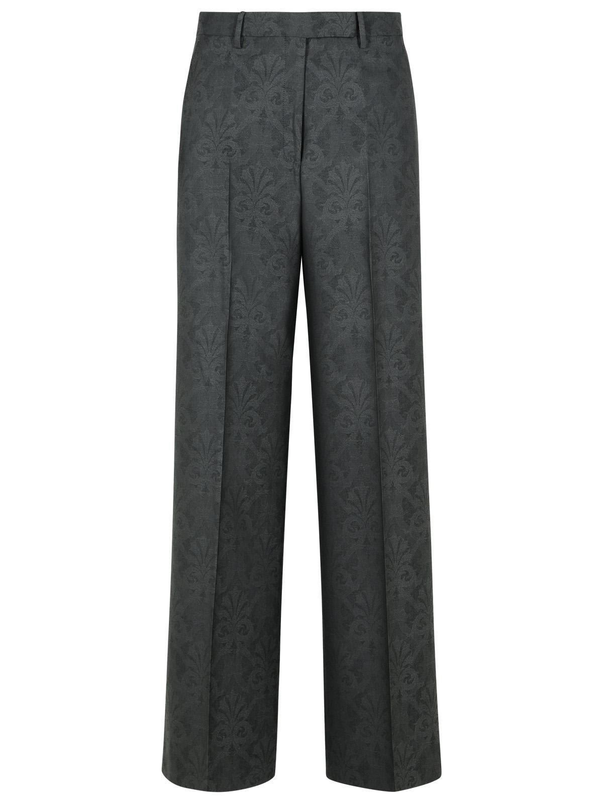 Grey Wool Trousers