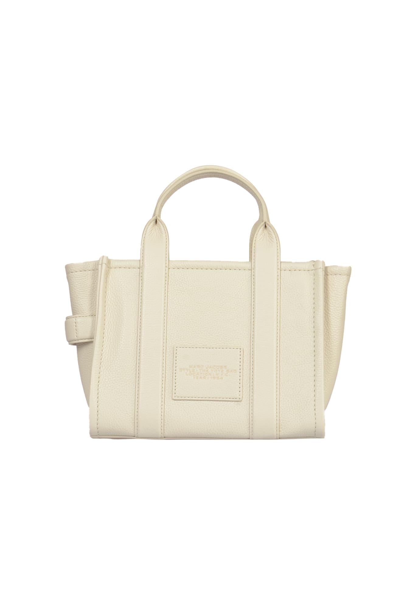 Shop Marc Jacobs The Tote Bag Mini Tote In Cotton/silver