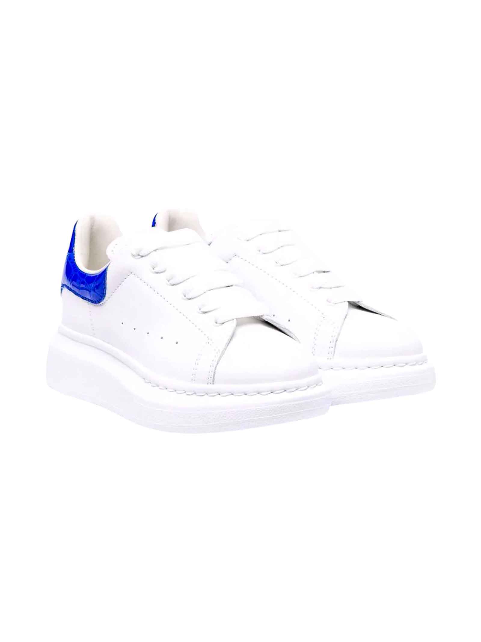 Alexander McQueen Kids Unisex White Sneakers