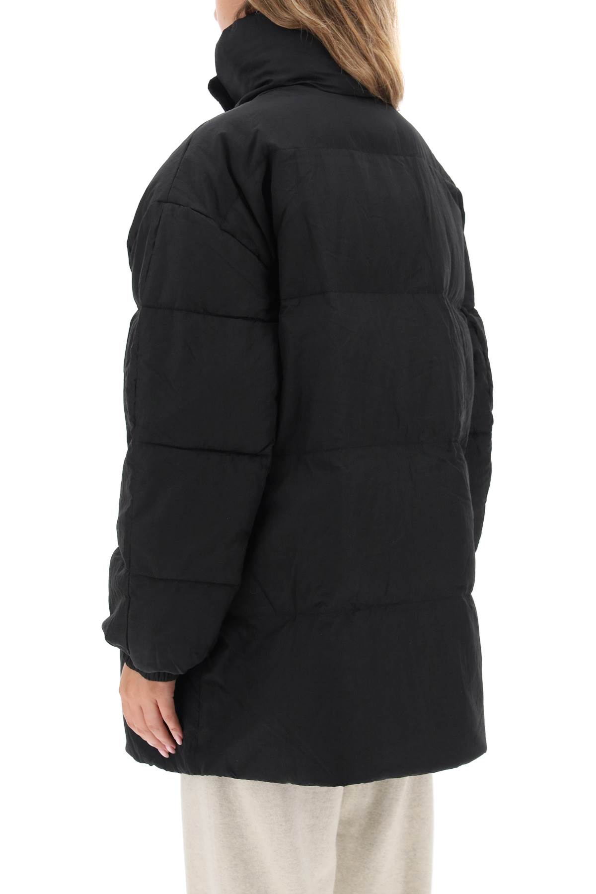 Shop Marant Etoile Tilysa Maxi Puffer Jacket In Black
