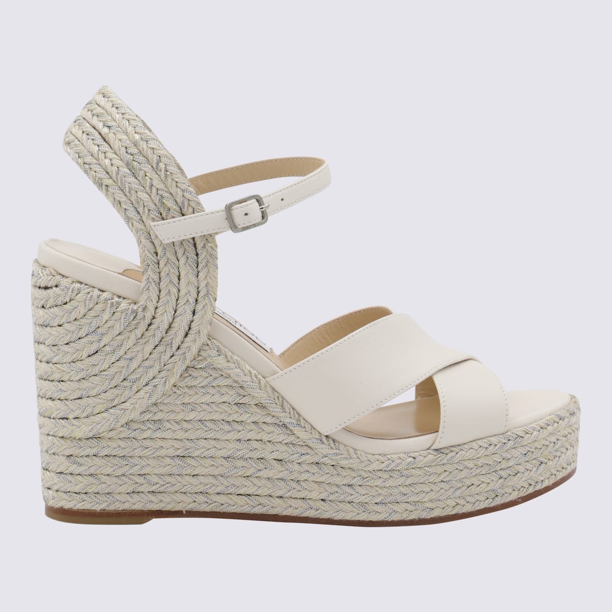 Jimmy Choo Beige Espadrillas In Brown