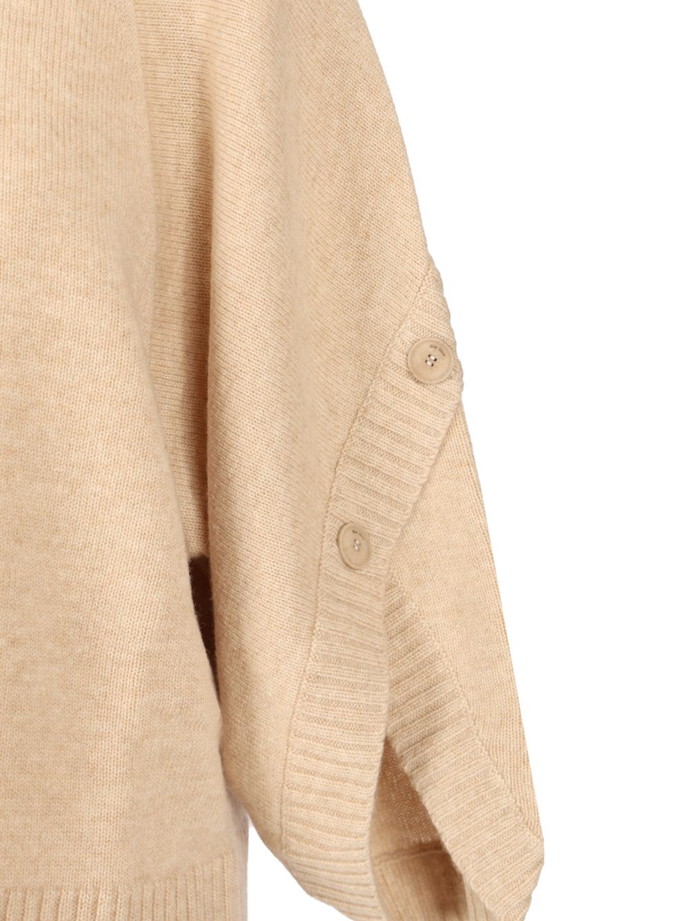 Max Mara Oversized Wool And Cashmere Sweater In Gray