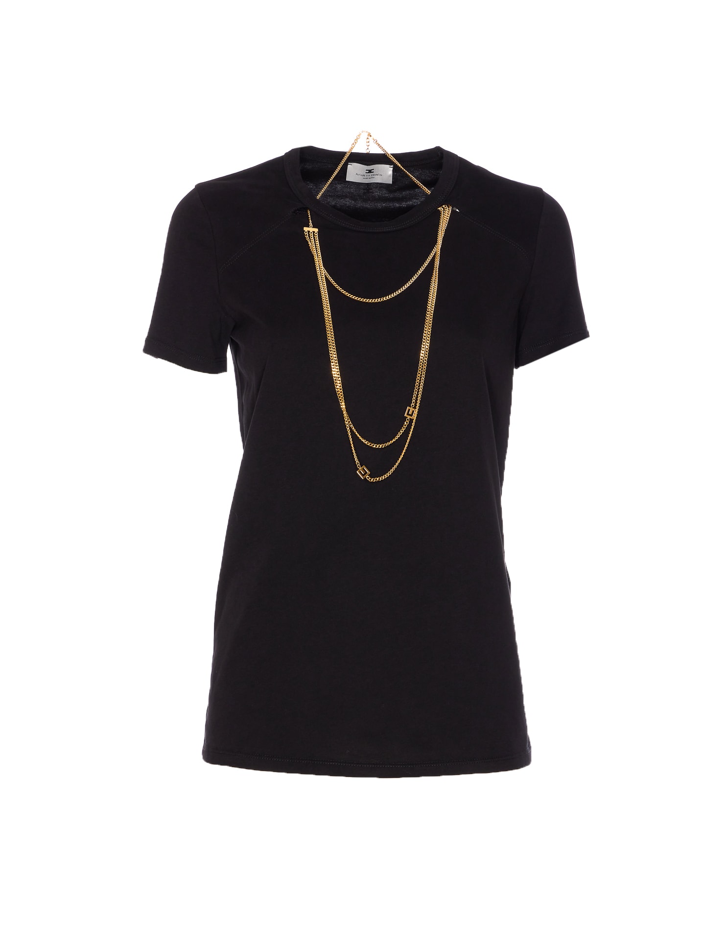 Jersey T-shirt With Jewel Detail