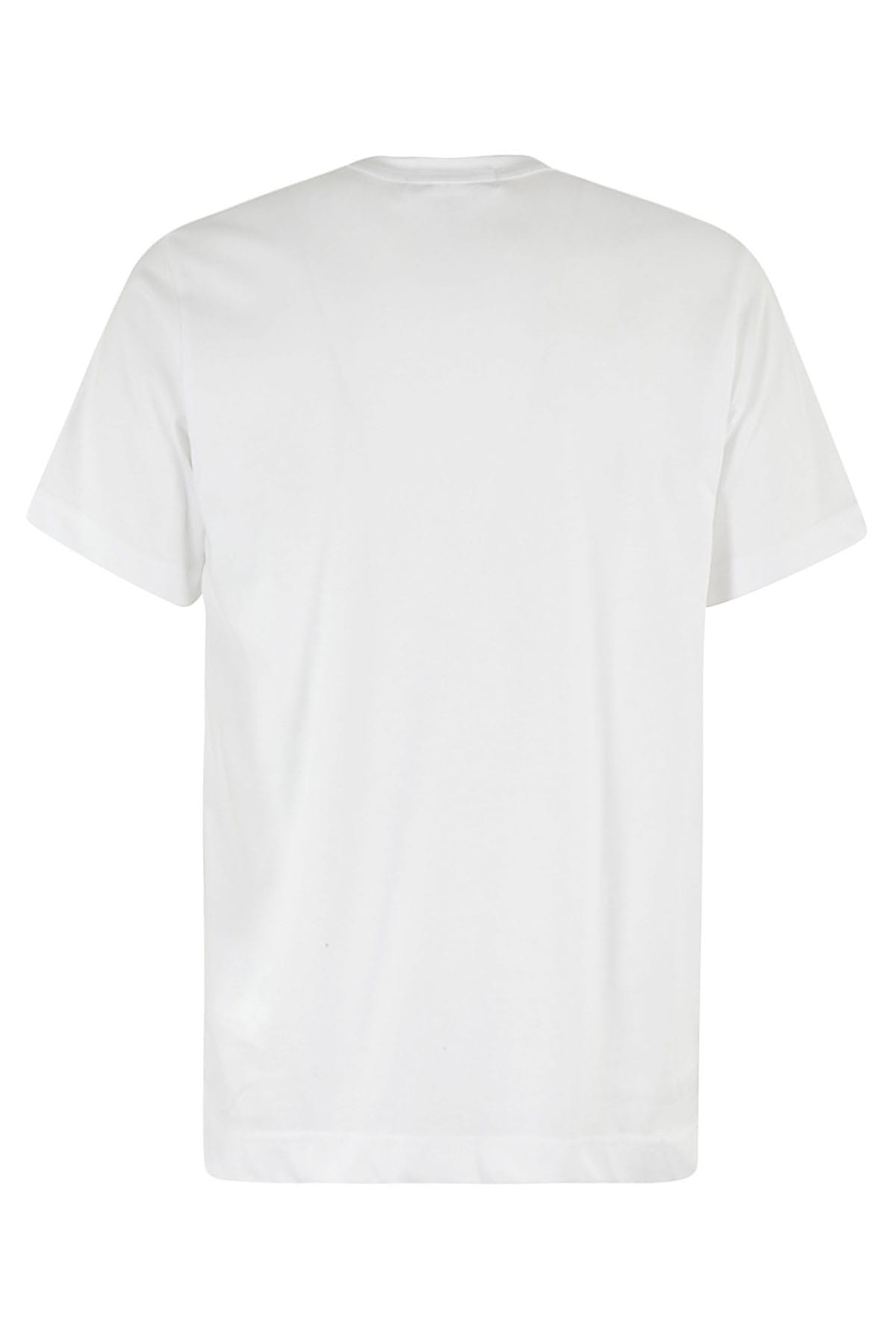 Shop Comme Des Garçons Shirt T Shirt Knit In White