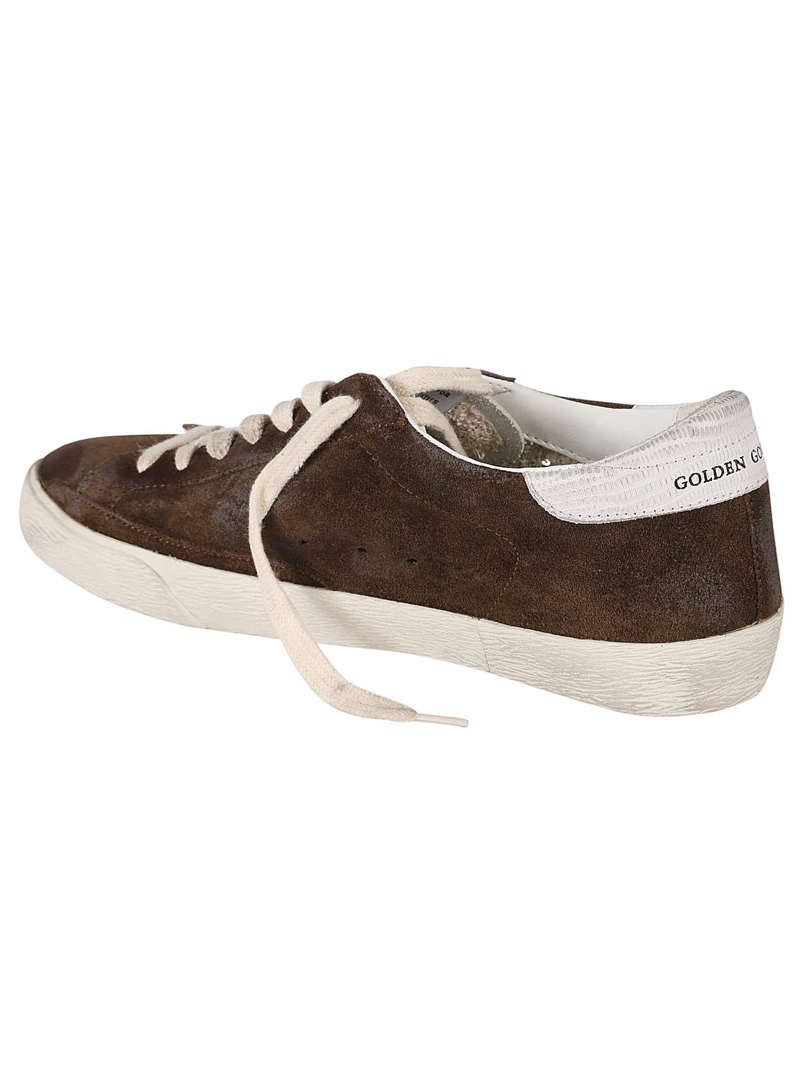 Shop Golden Goose Super-star Classic Sneakers In Marrone