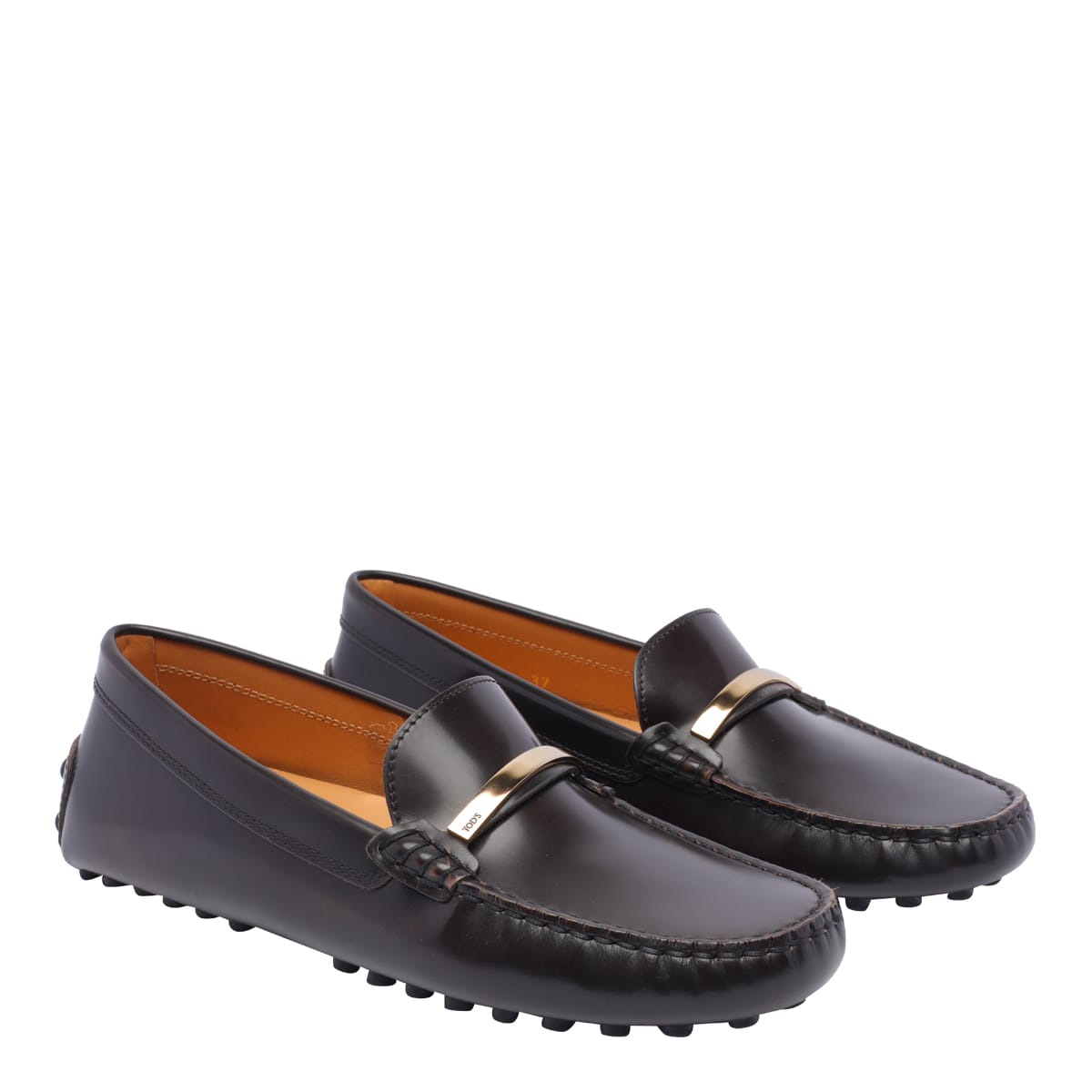 Shop Tod's Gommino Loafers In Black