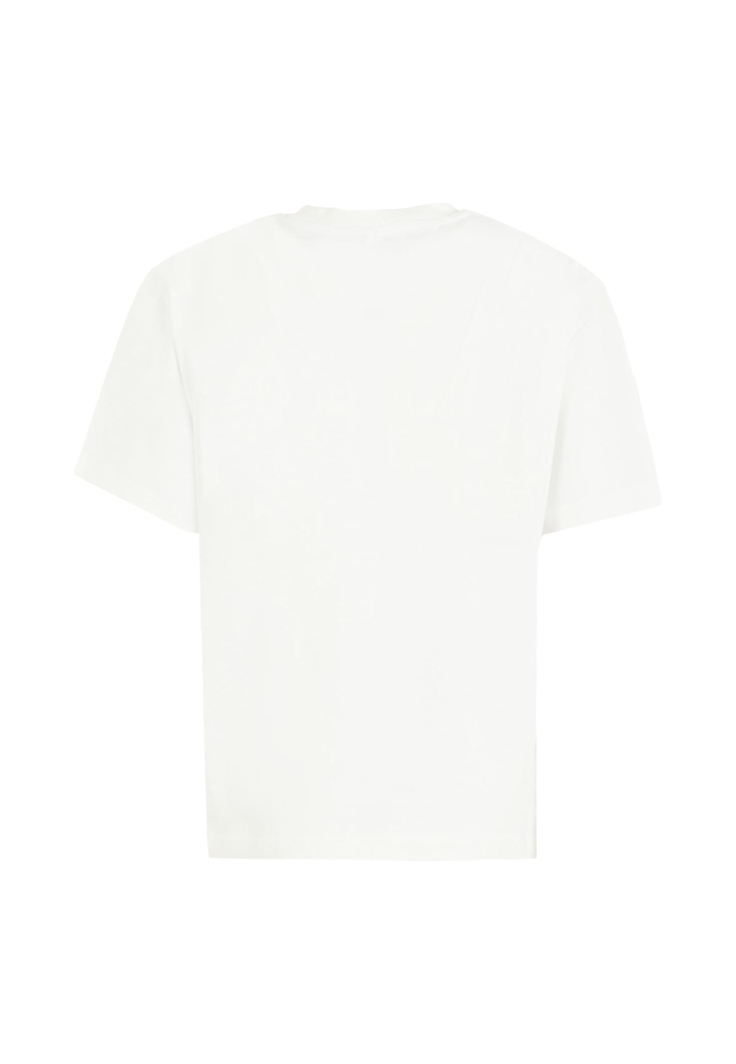 Stella Mccartney White T-shirt For Boy With Logo In White