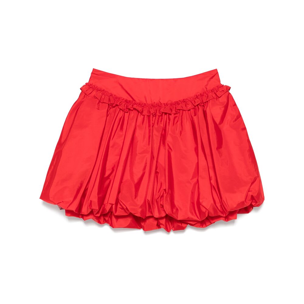 Simone Rocha Gathered-detail Mini Skirt In Multi