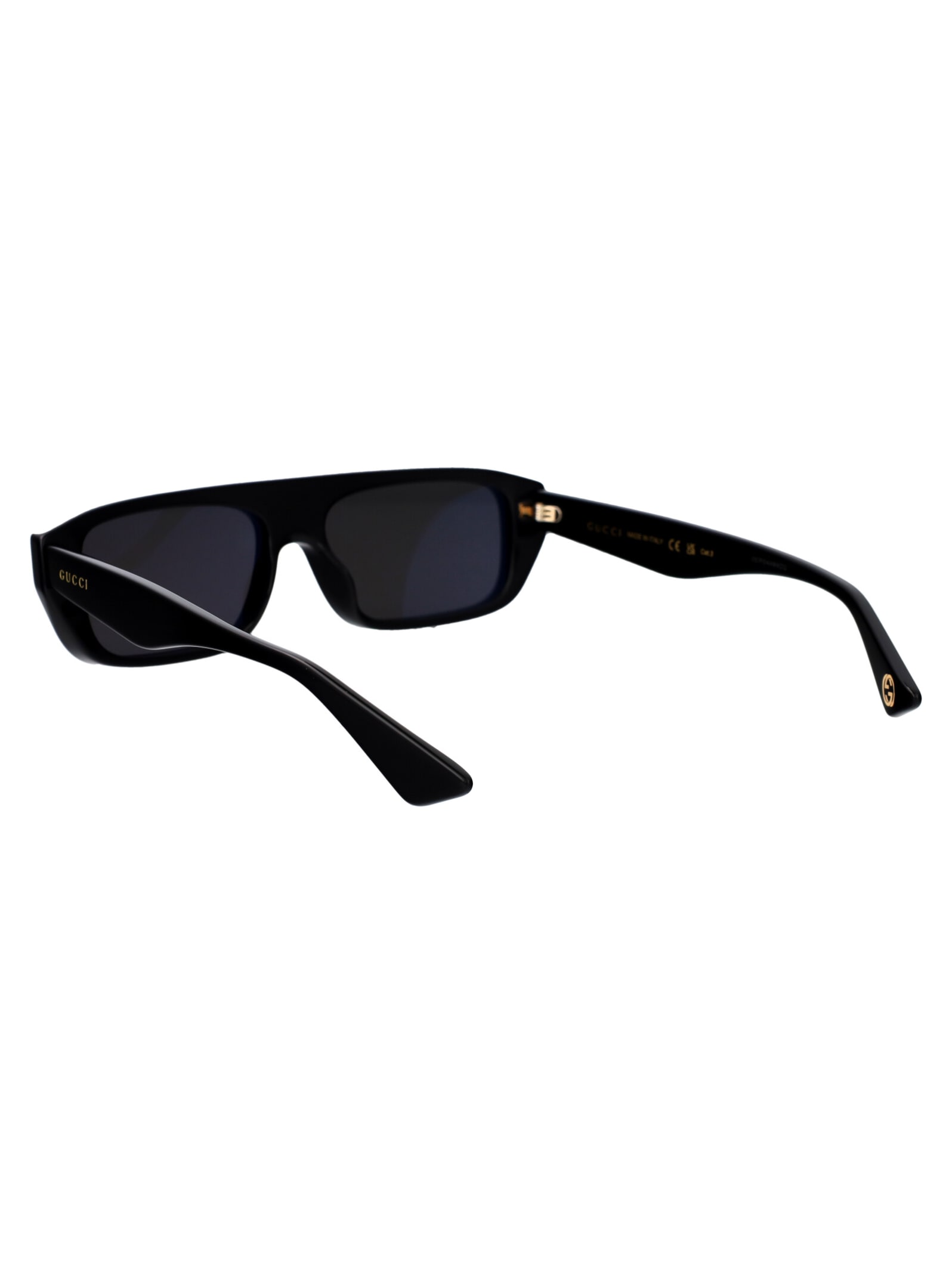 Gucci Gg1617s Sunglasses In 001 Black Black Grey