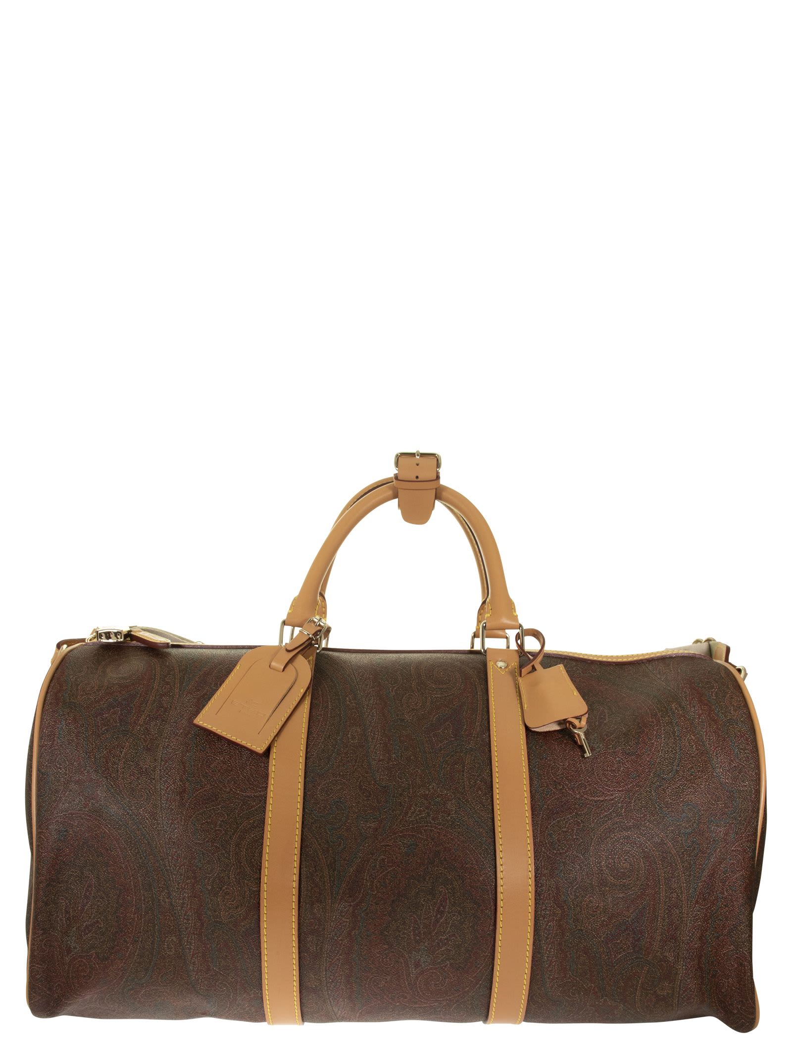 Etro Paisley Travel Bag With Shoulder Strap