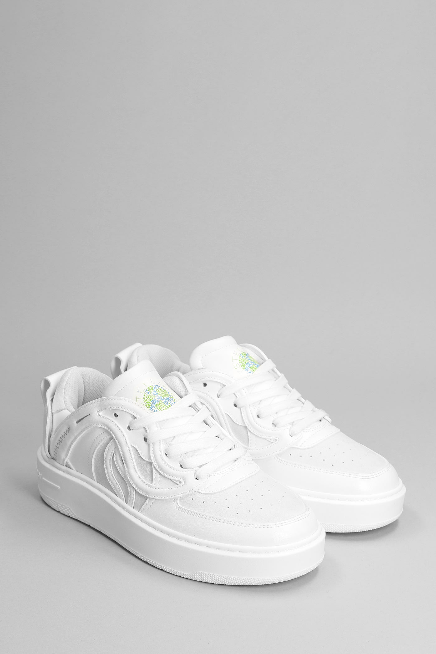 Shop Stella Mccartney Sneakers In White Polyester