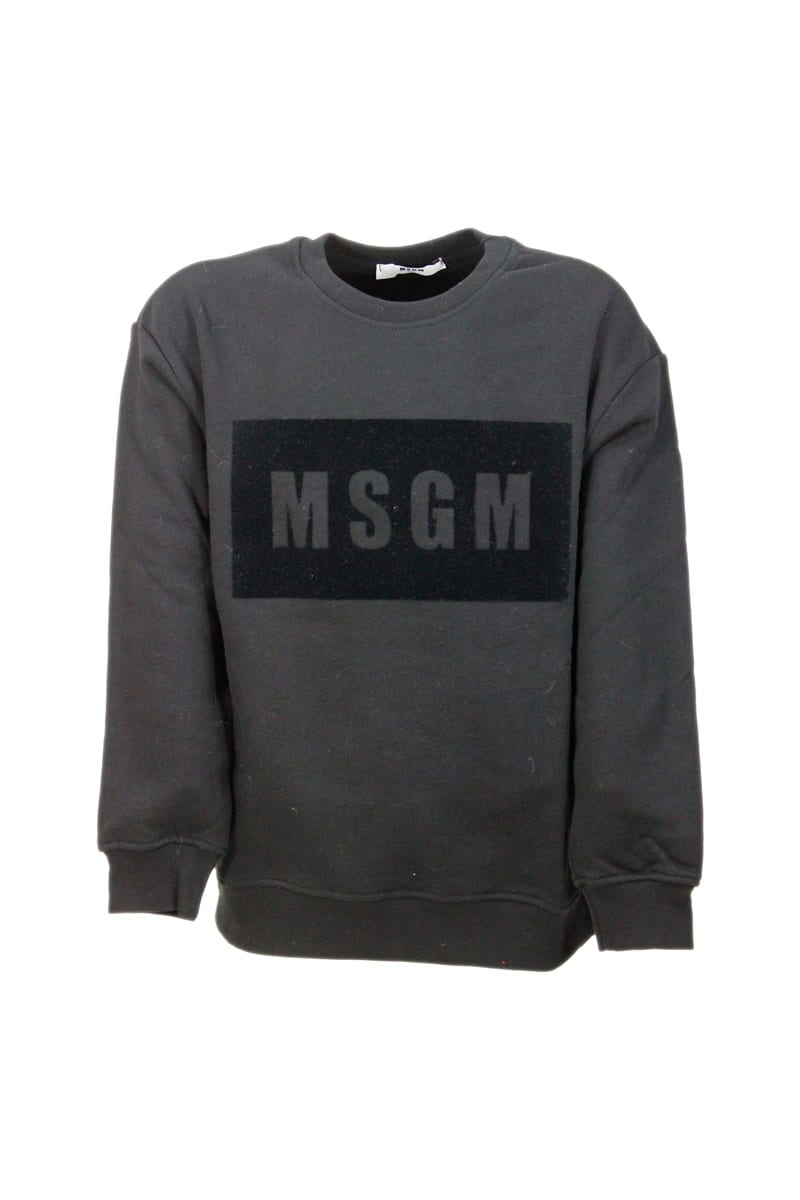 Msgm Sweater In Black