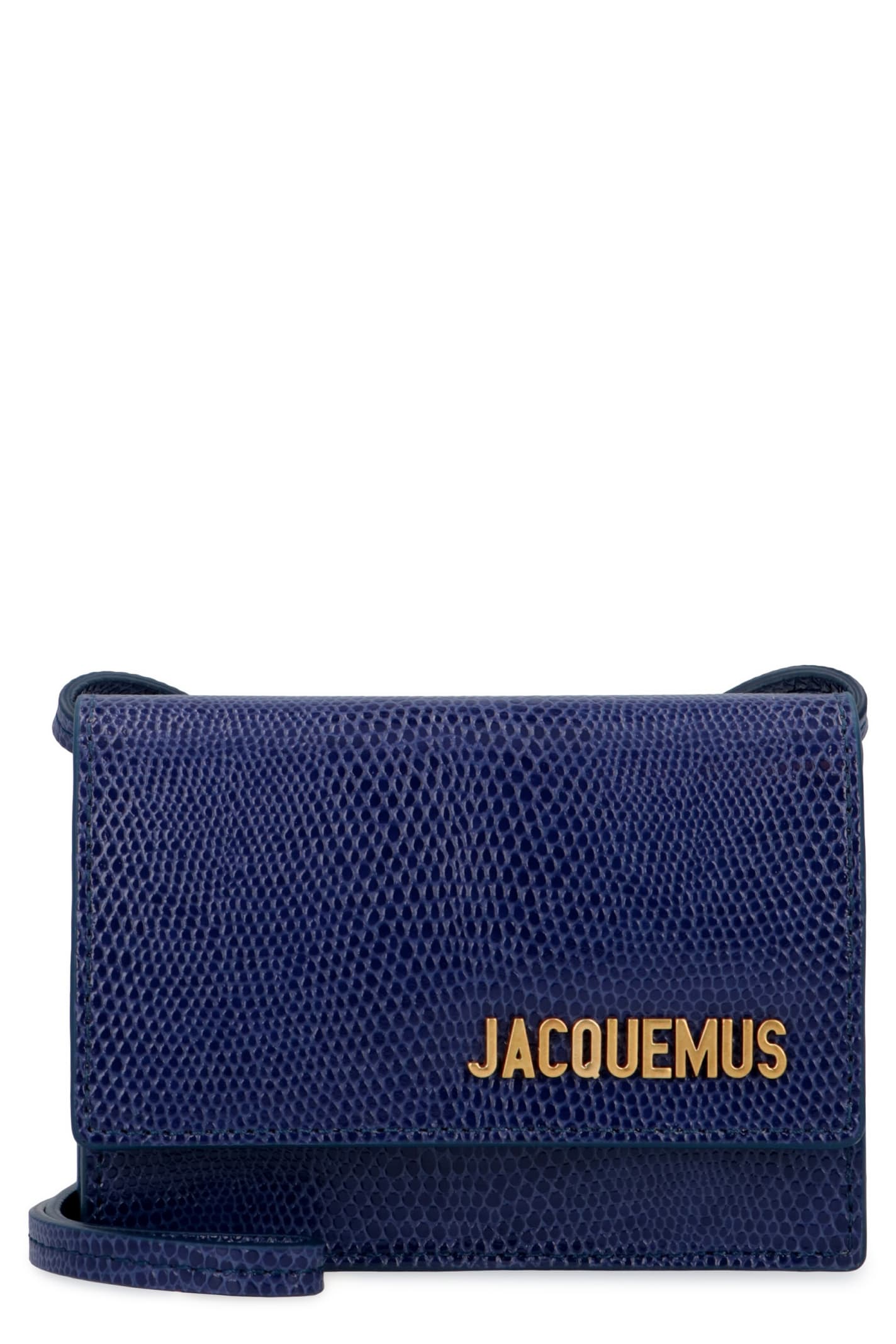 Jacquemus Le Bello Mini Leather Crossbody Bag In Blue ModeSens