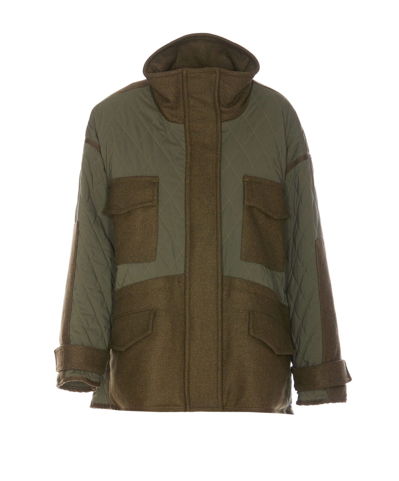 Shop Pinko Voltaire Parka In Green