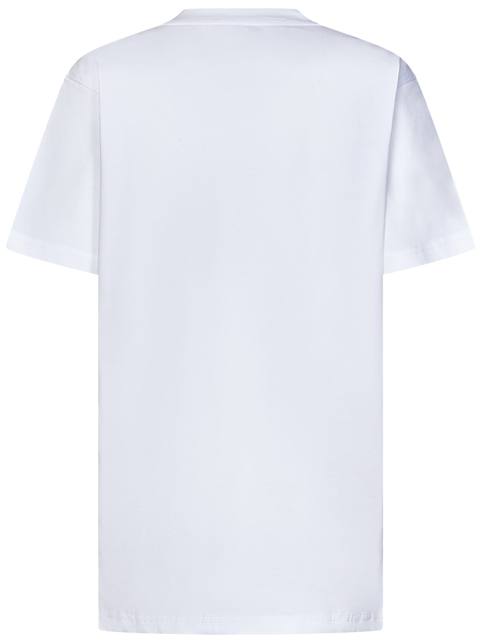 Shop Moschino T-shirt In White