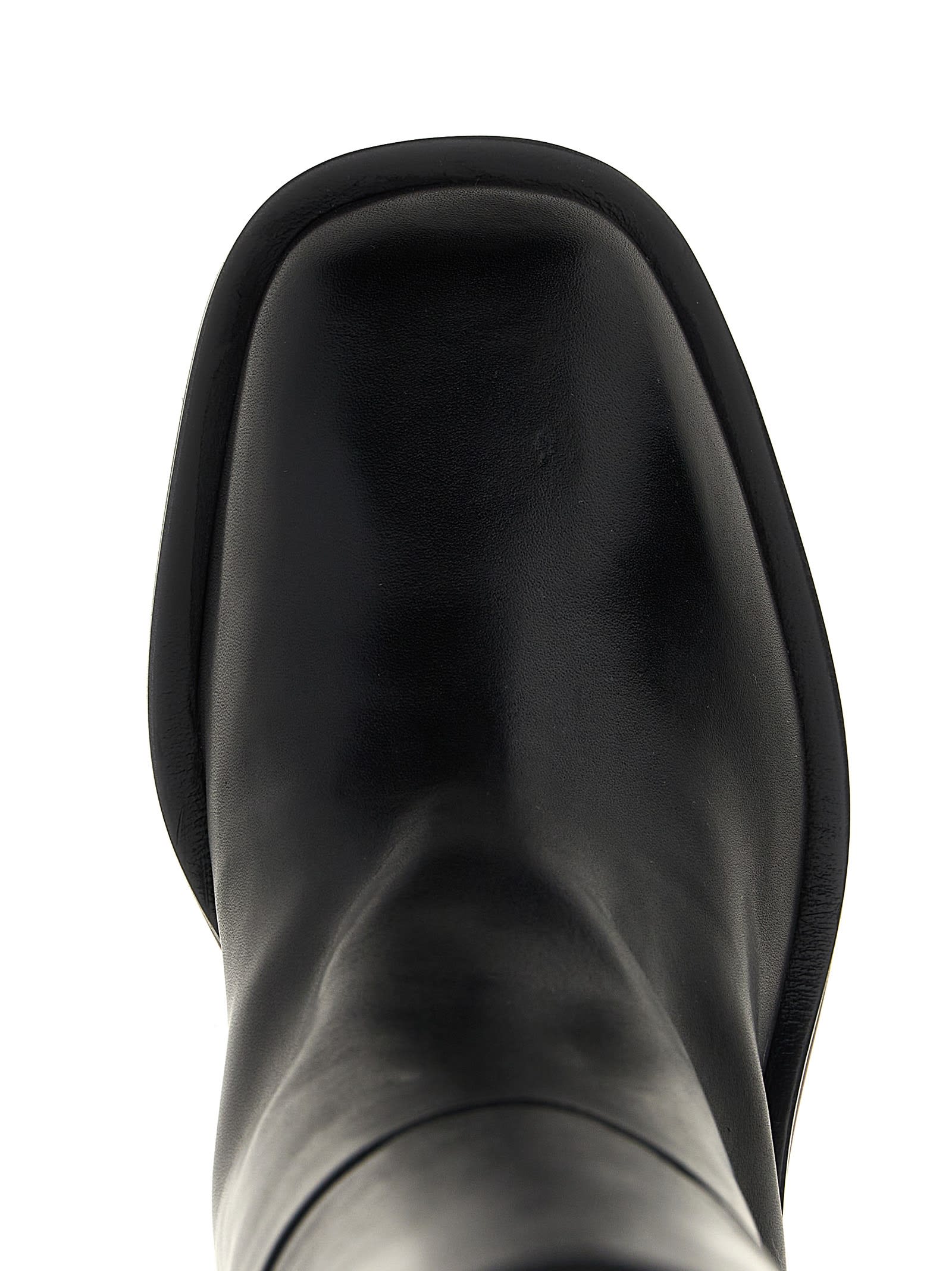 Jimmy Choo Brooklyn 50 Leather Knee-high Boots In Black