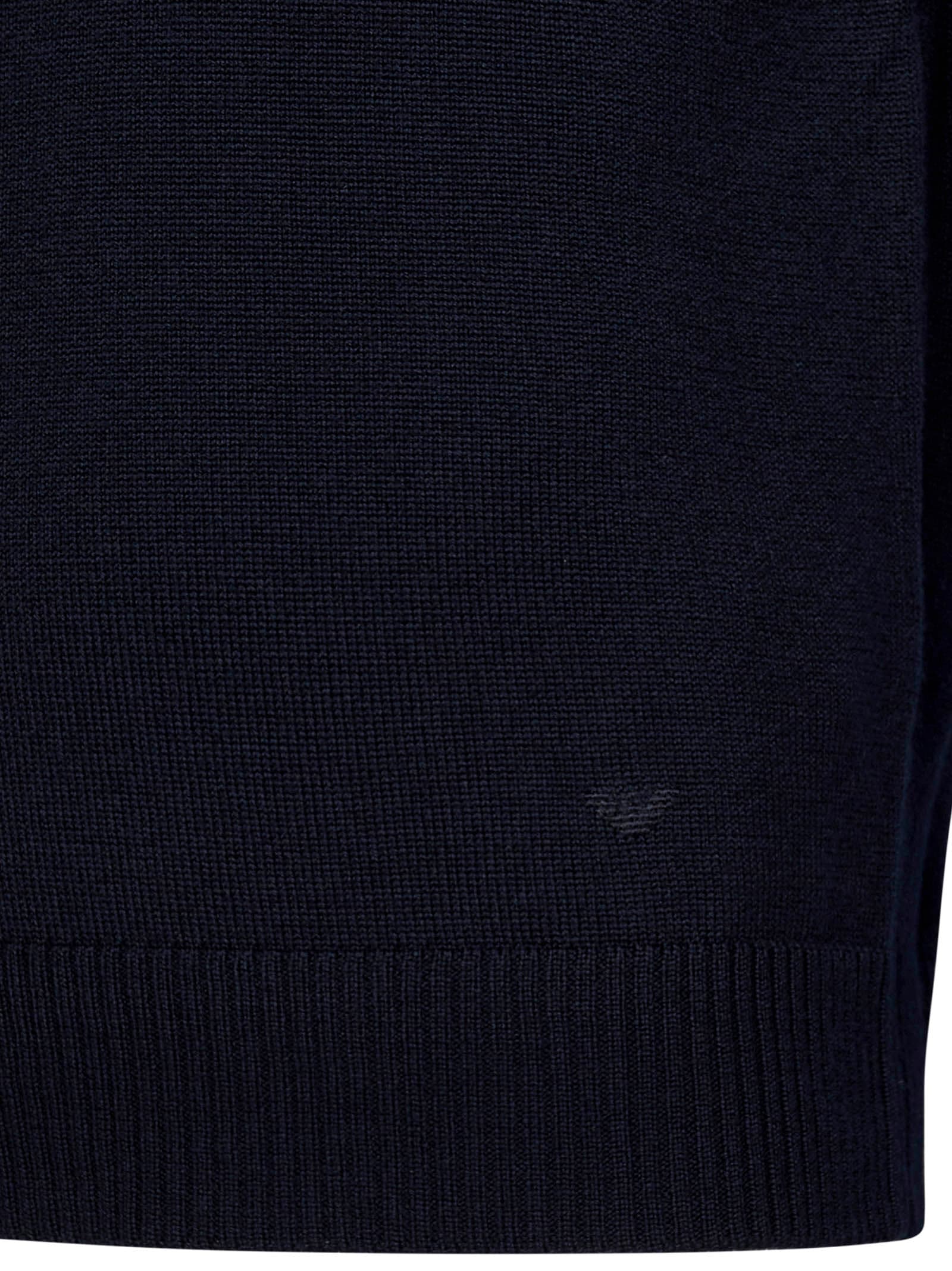 Shop Emporio Armani Sweater In Blue