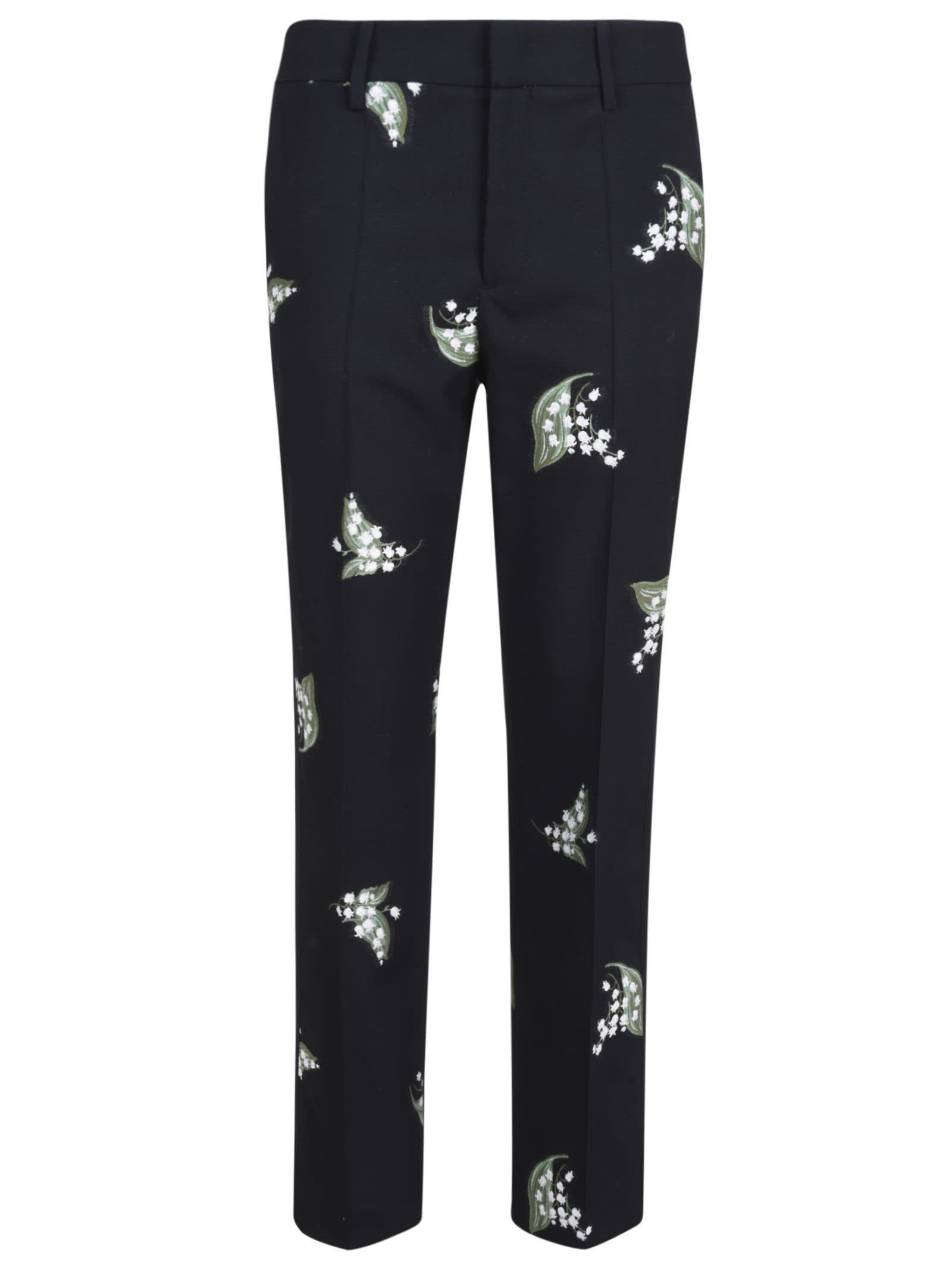 RED Valentino Printed Slim Trousers