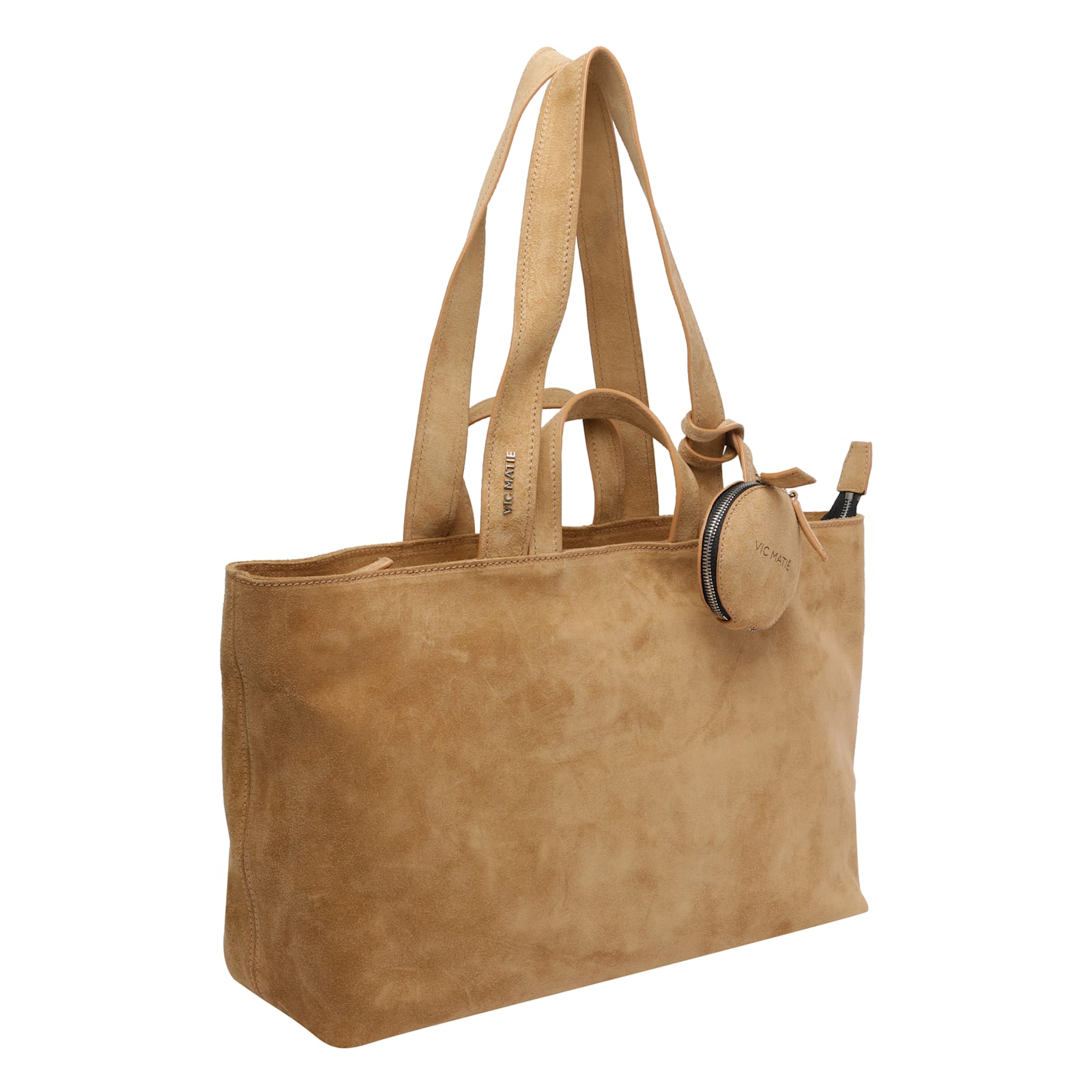 Vic Matie Heavy Shopping Bag In Nude
