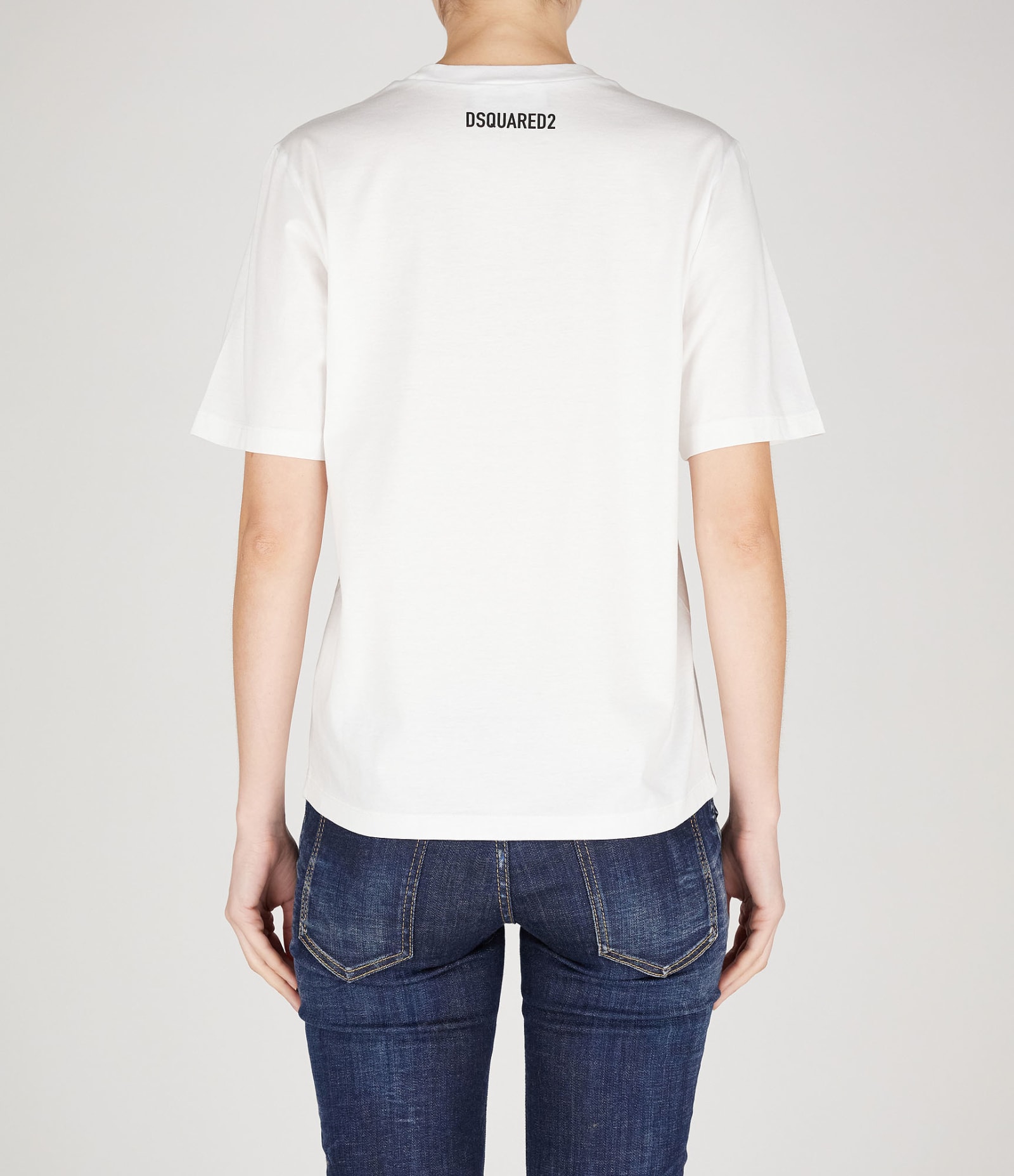 Shop Dsquared2 T-shirts In White