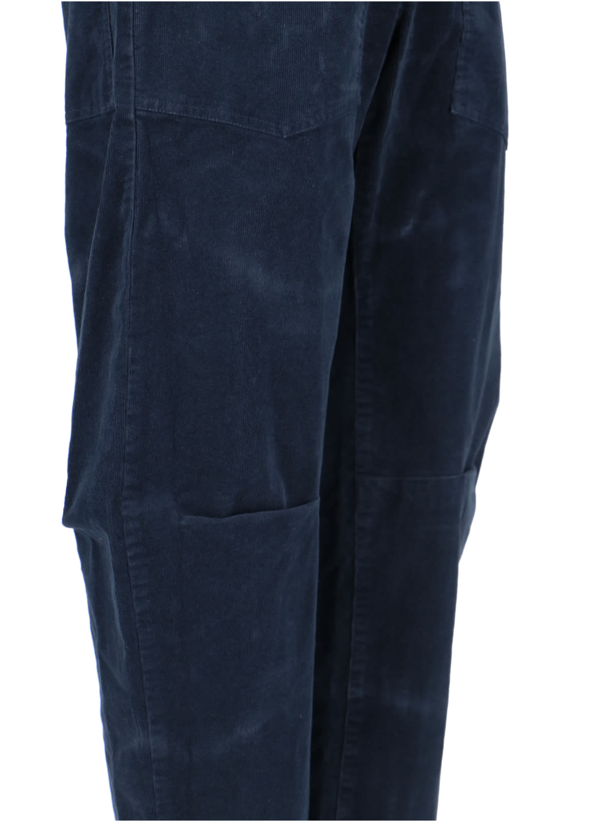 Shop Nili Lotan Shon Corduroy Wide Pants In Blue