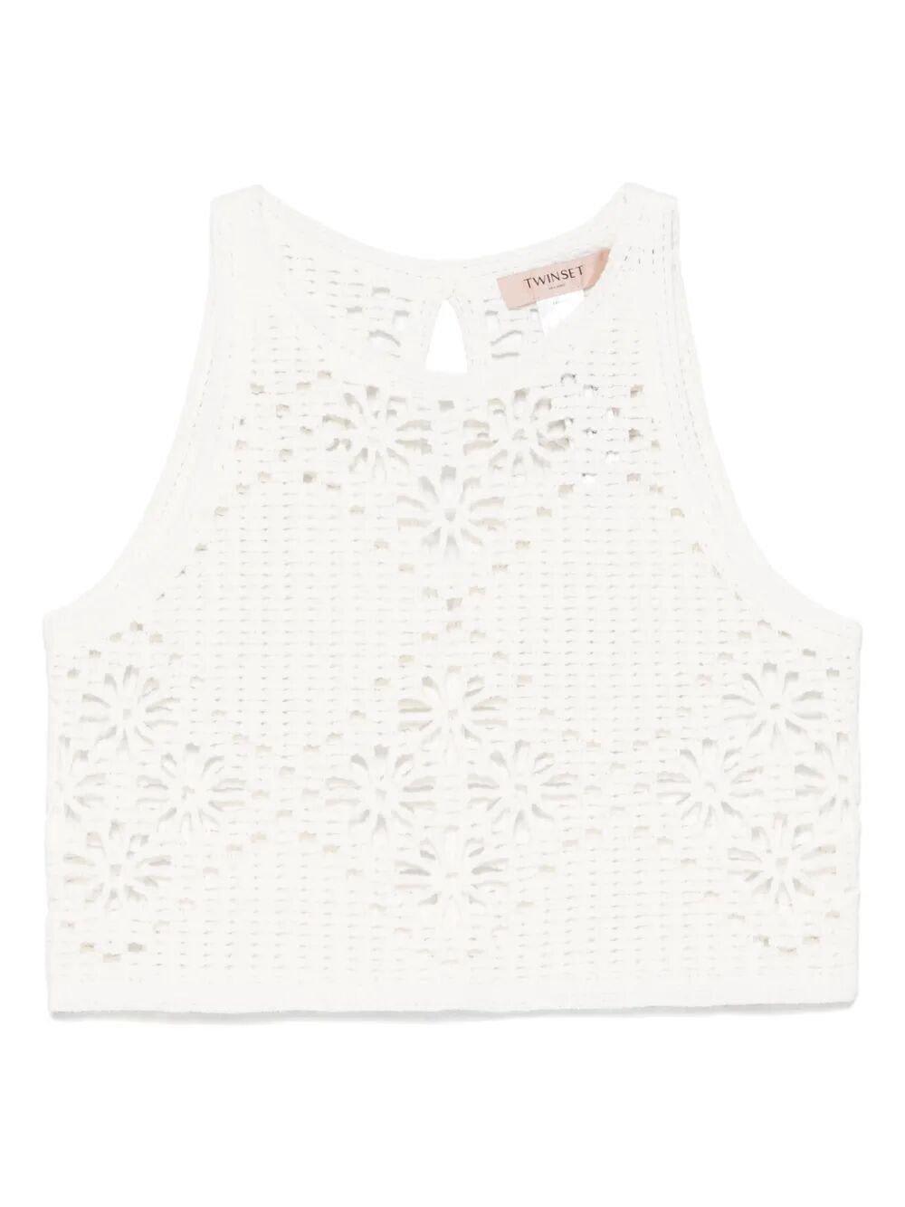 Shop Twinset Crochet Sleeveless Top