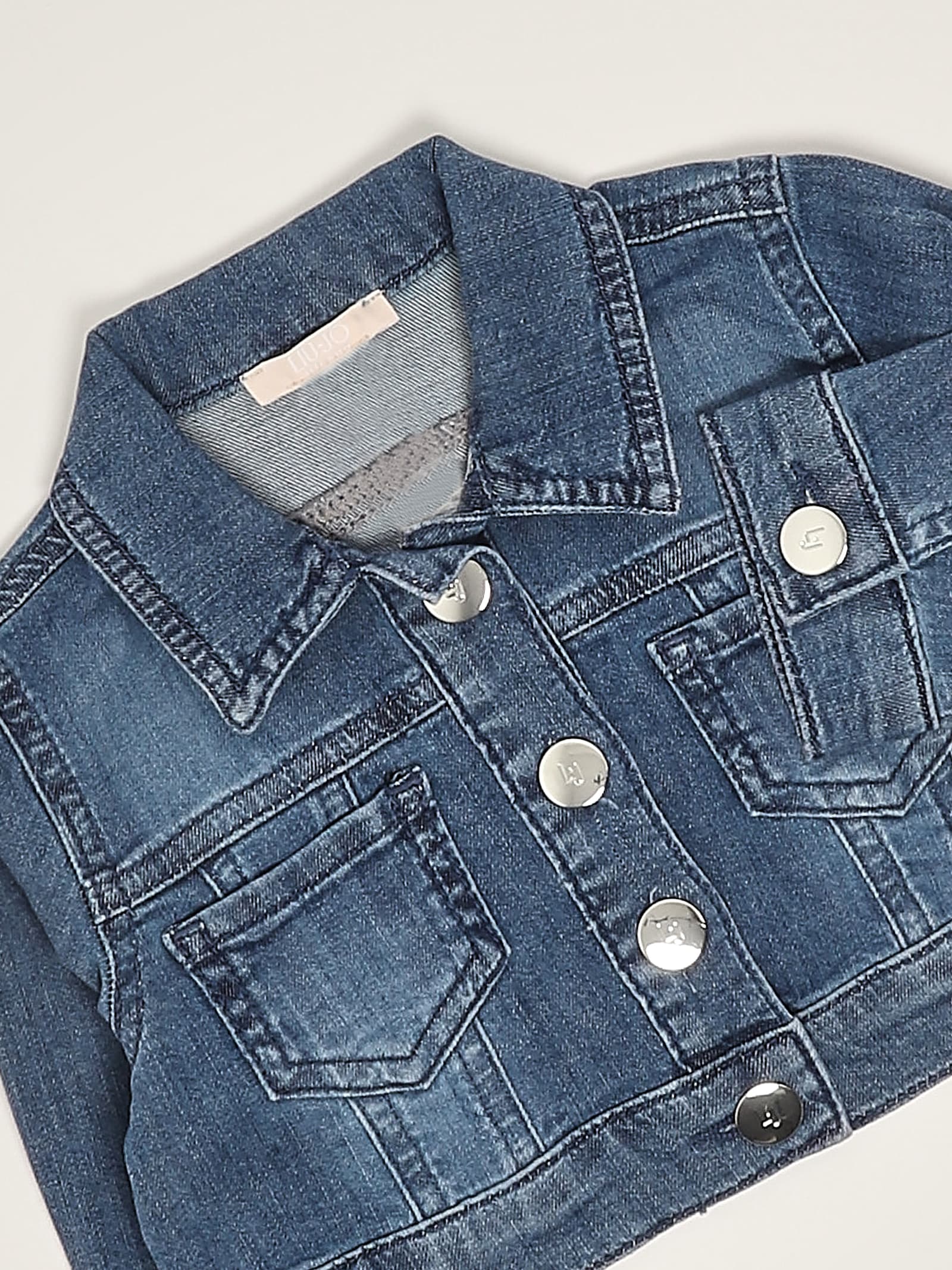 Liu •jo Jacket Liu Jo Kids Color Denim In Denim Medio