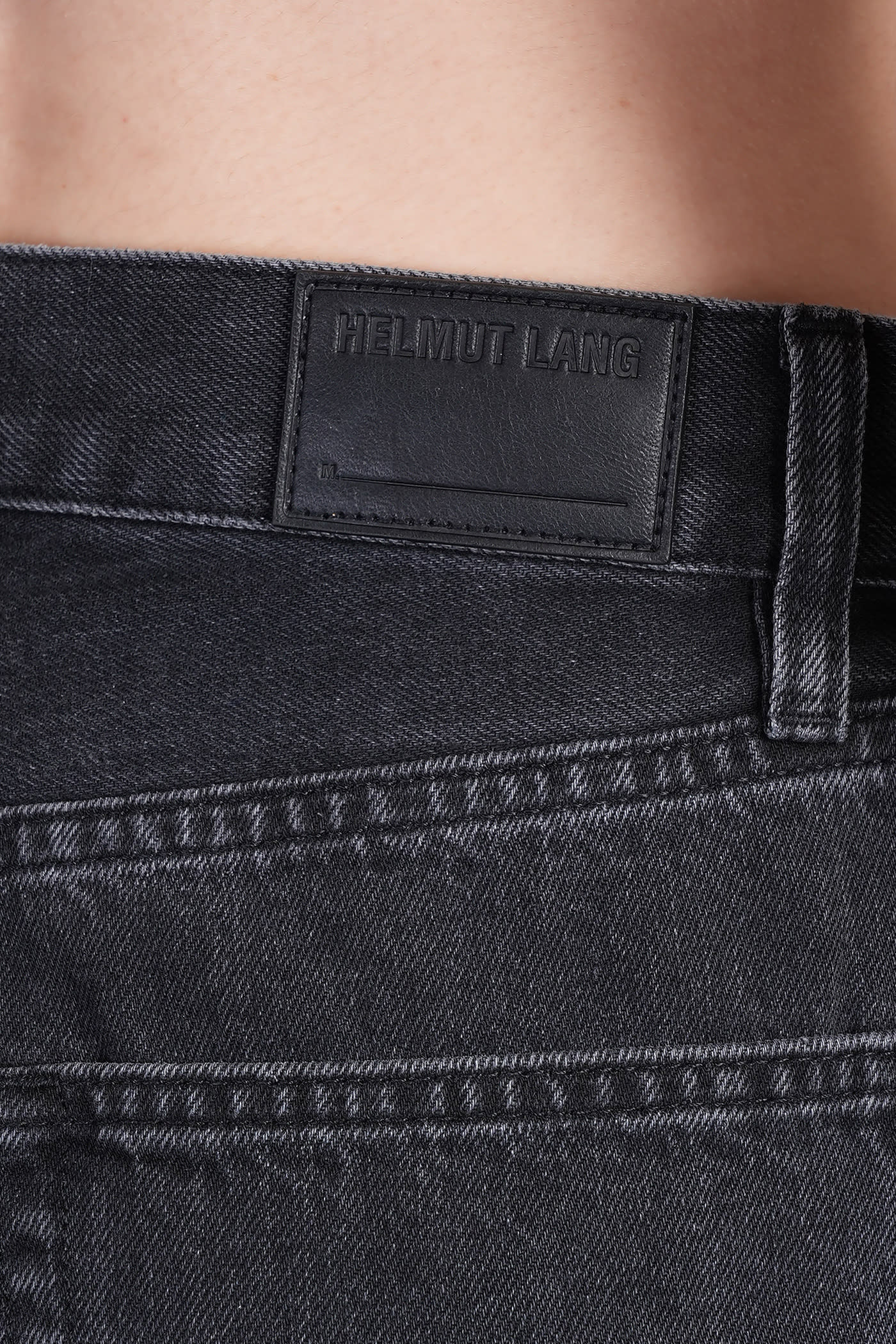 Helmut Lang Womens Carpenter Faded-wash Straight-leg Mid-rise Denim Jeans Faded Black In Black