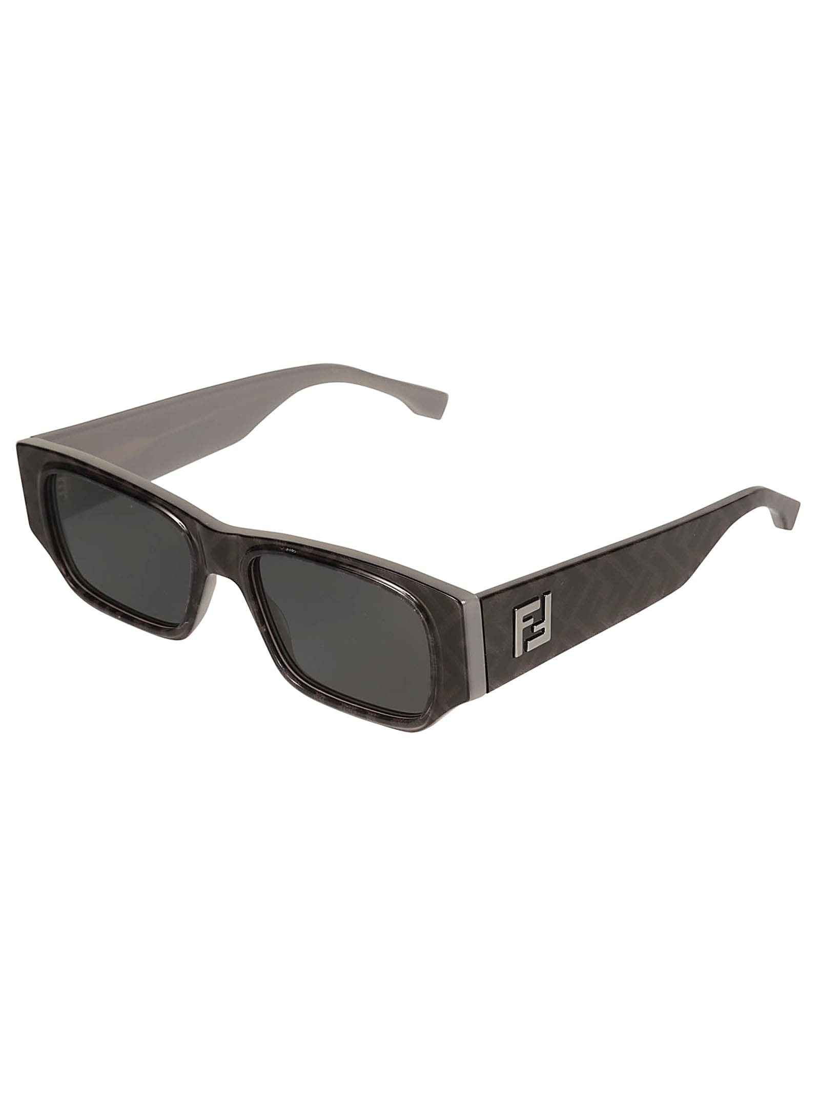 Fendi Rectangle Classic Sunglasses In 20a - Grey